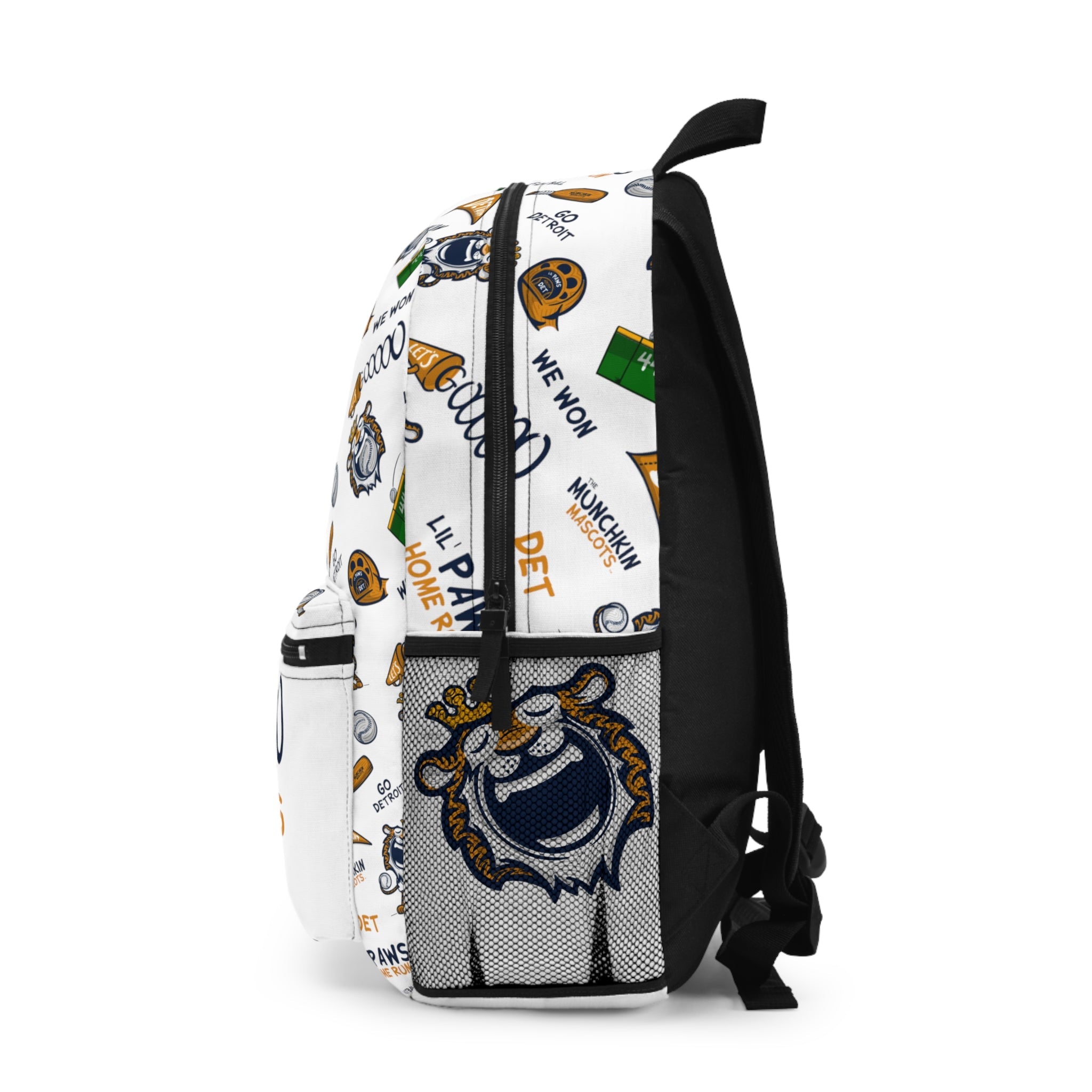 Backpack - Lil' Paws DET Baseball Printify