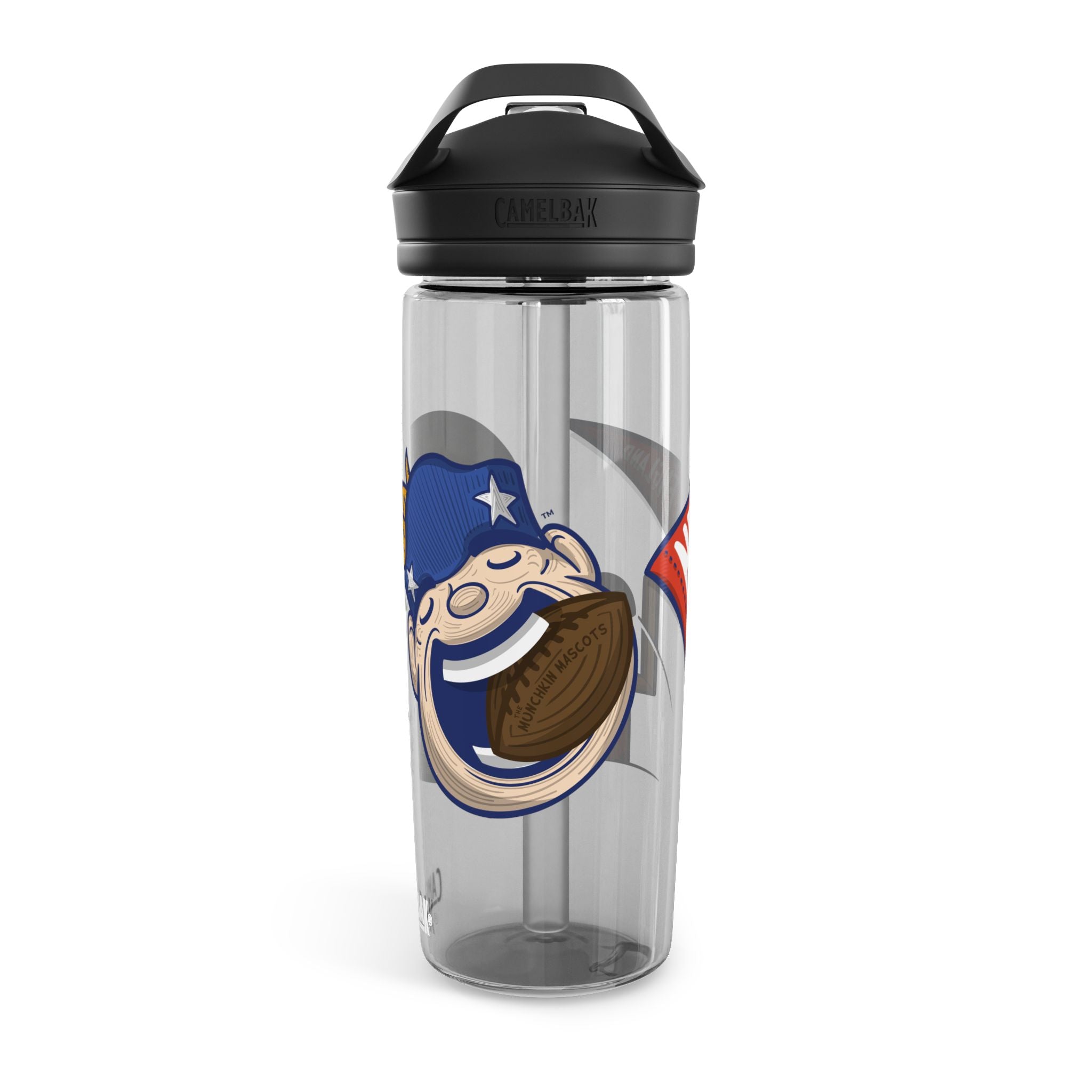 New England Football CamelBak Eddy® Lil' Pat Water Bottle, 20oz\25oz | Hand-Drawn Art | Gifts for Kids