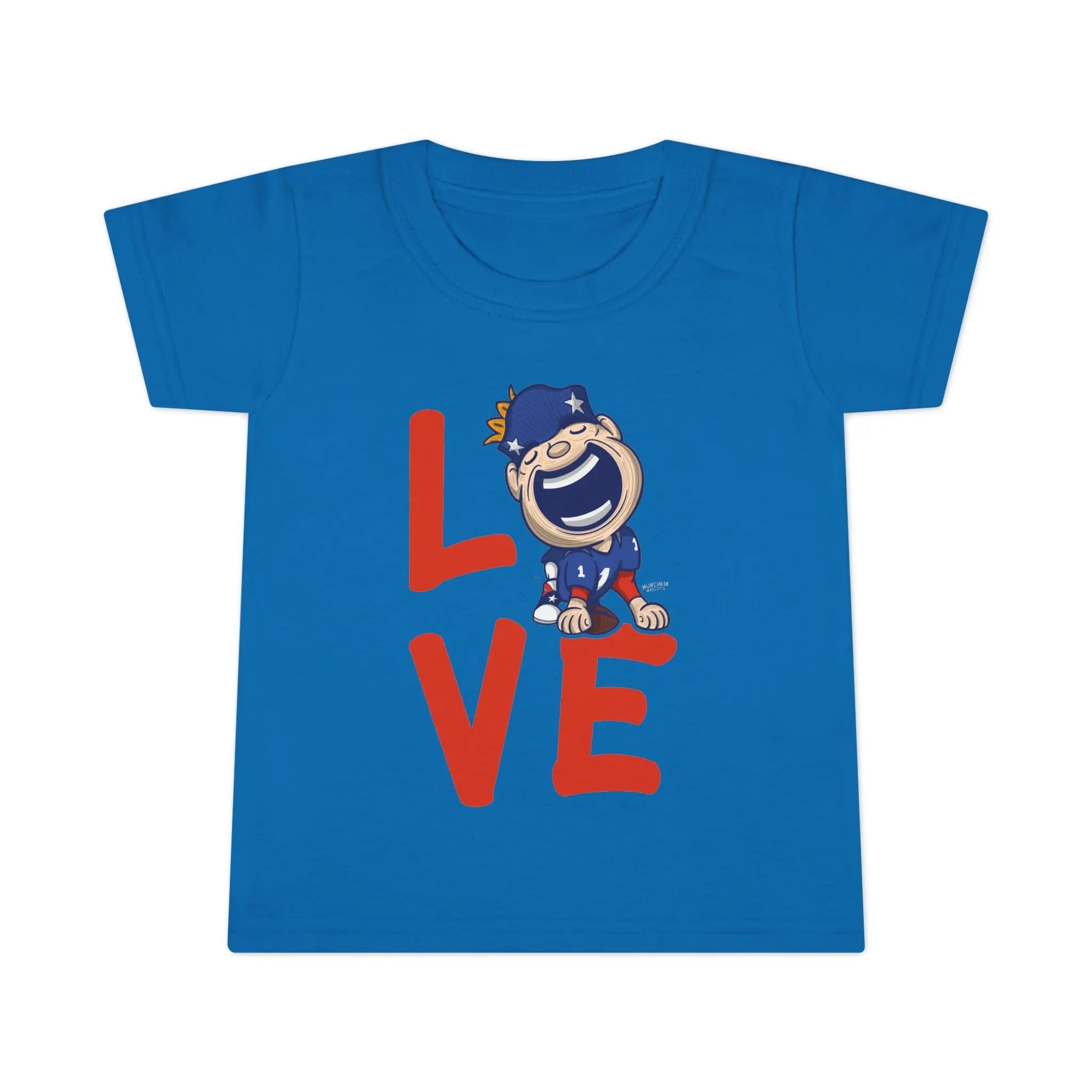 Toddler T-shirt - LOVE - Lil' Pat NE Football Printify