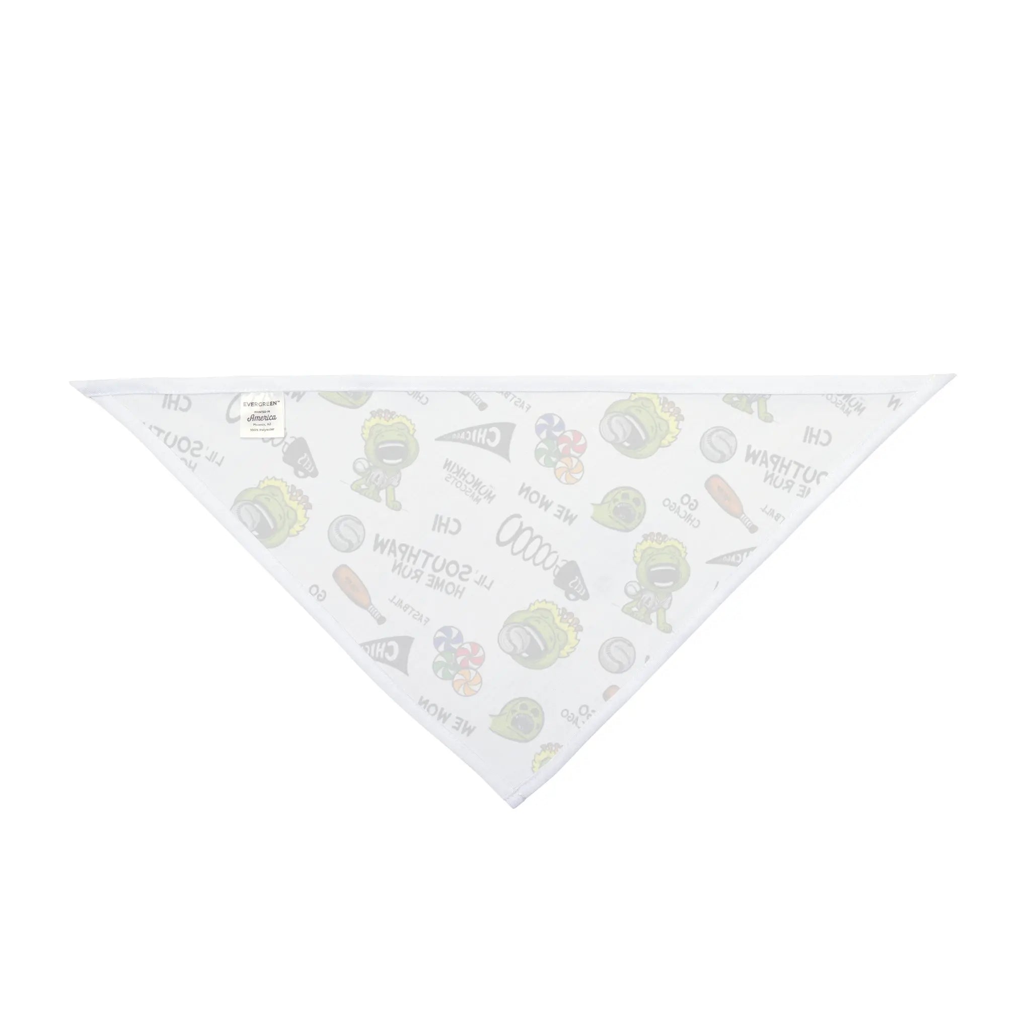 Pet Bandana - Pattern - Lil' Southpaw CHI Baseball Printify