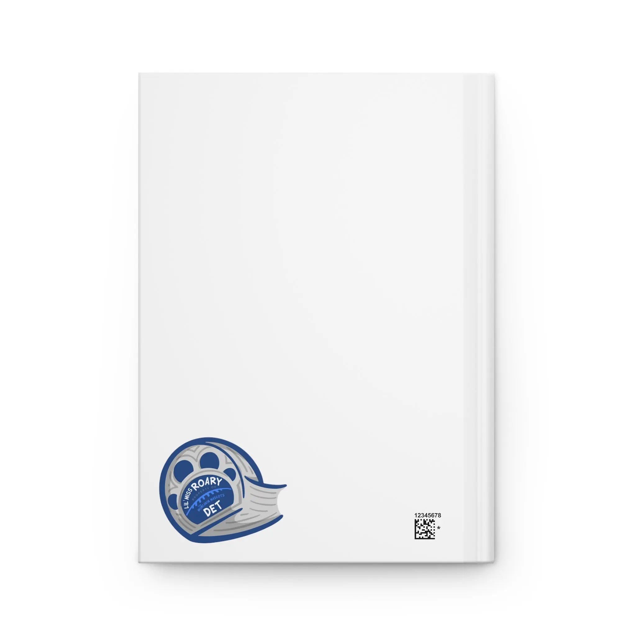 Hardcover Journal Matte - LOVE - Lil' Miss Roary DET Football Printify