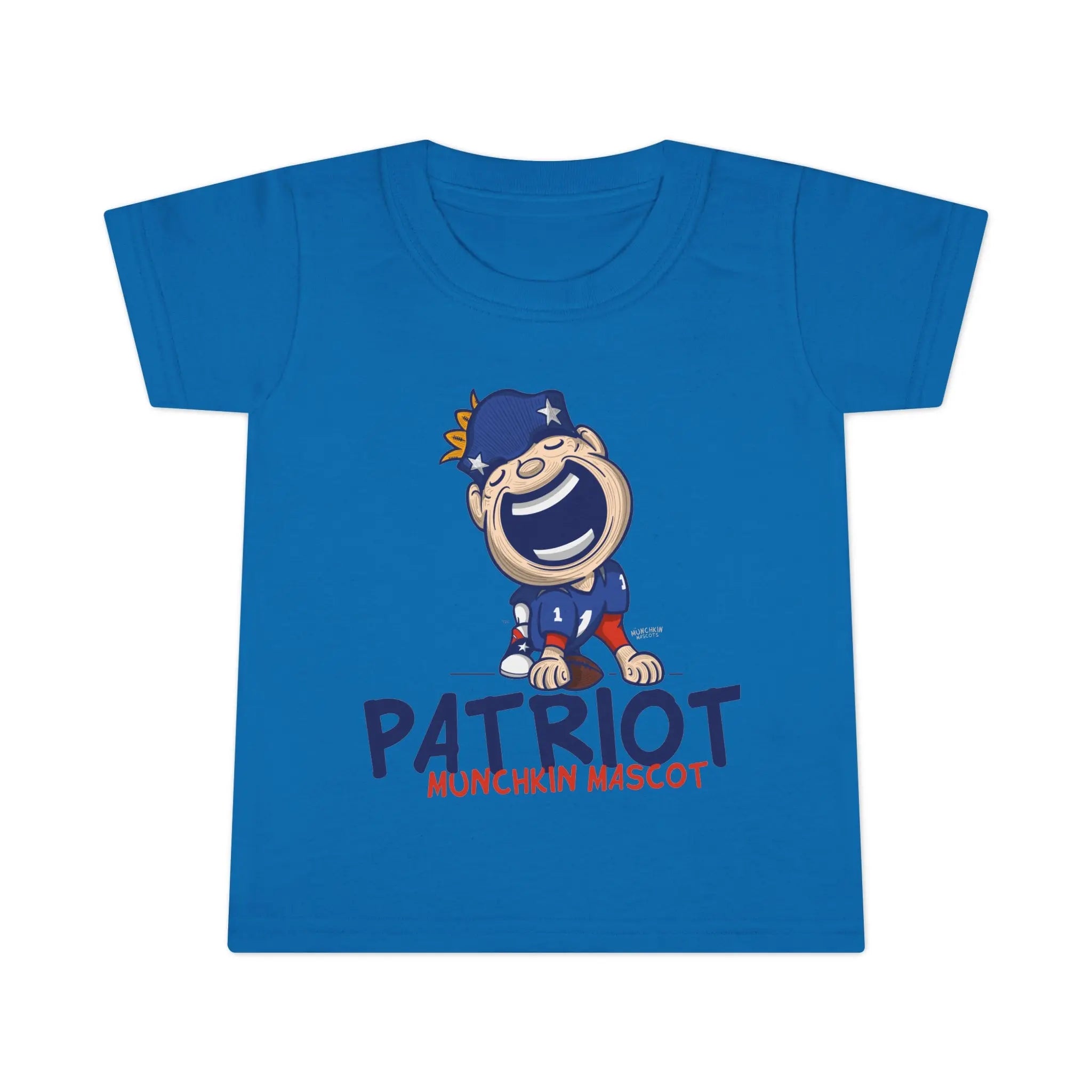 Toddler T-shirt - Munchkin Mascot - Lil' Pat NE Football Printify