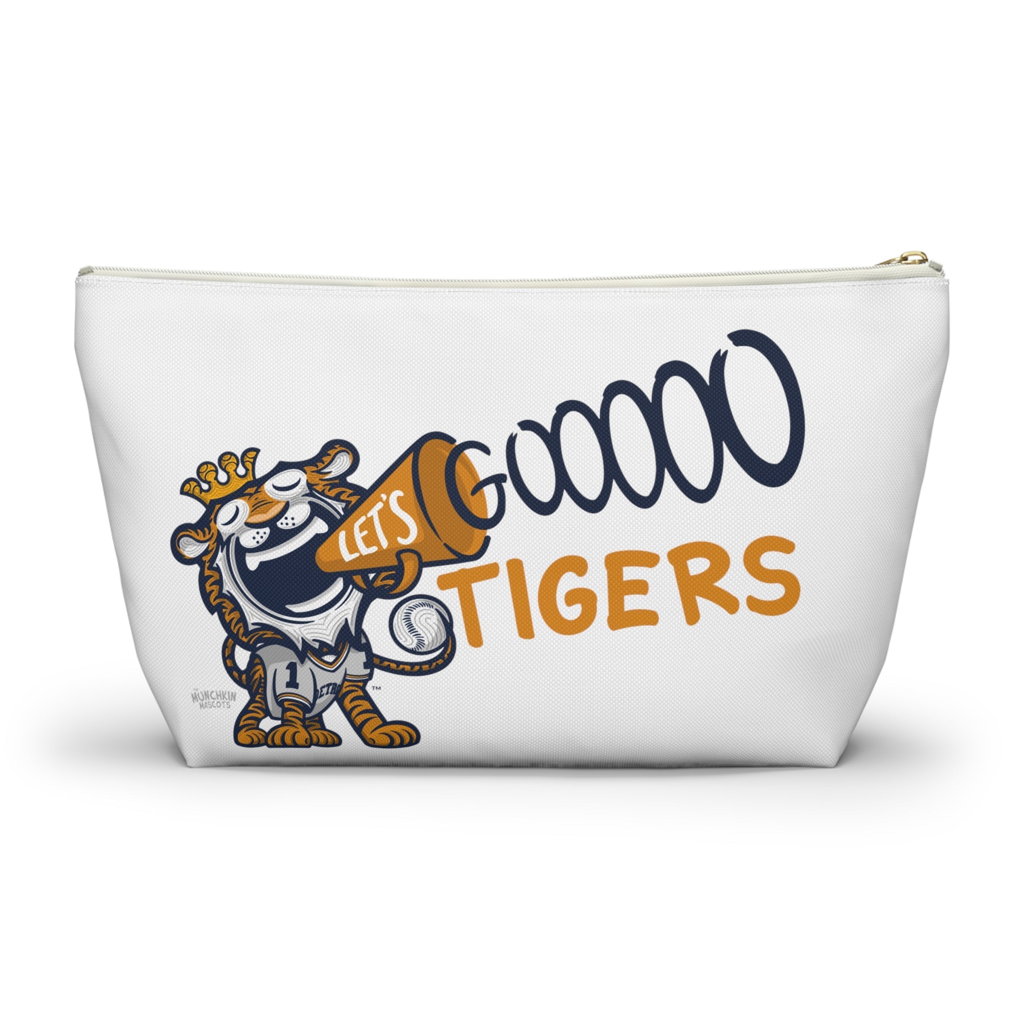 Accessory Pouch w T-bottom - Pattern - Lil' Paws DET Baseball Printify