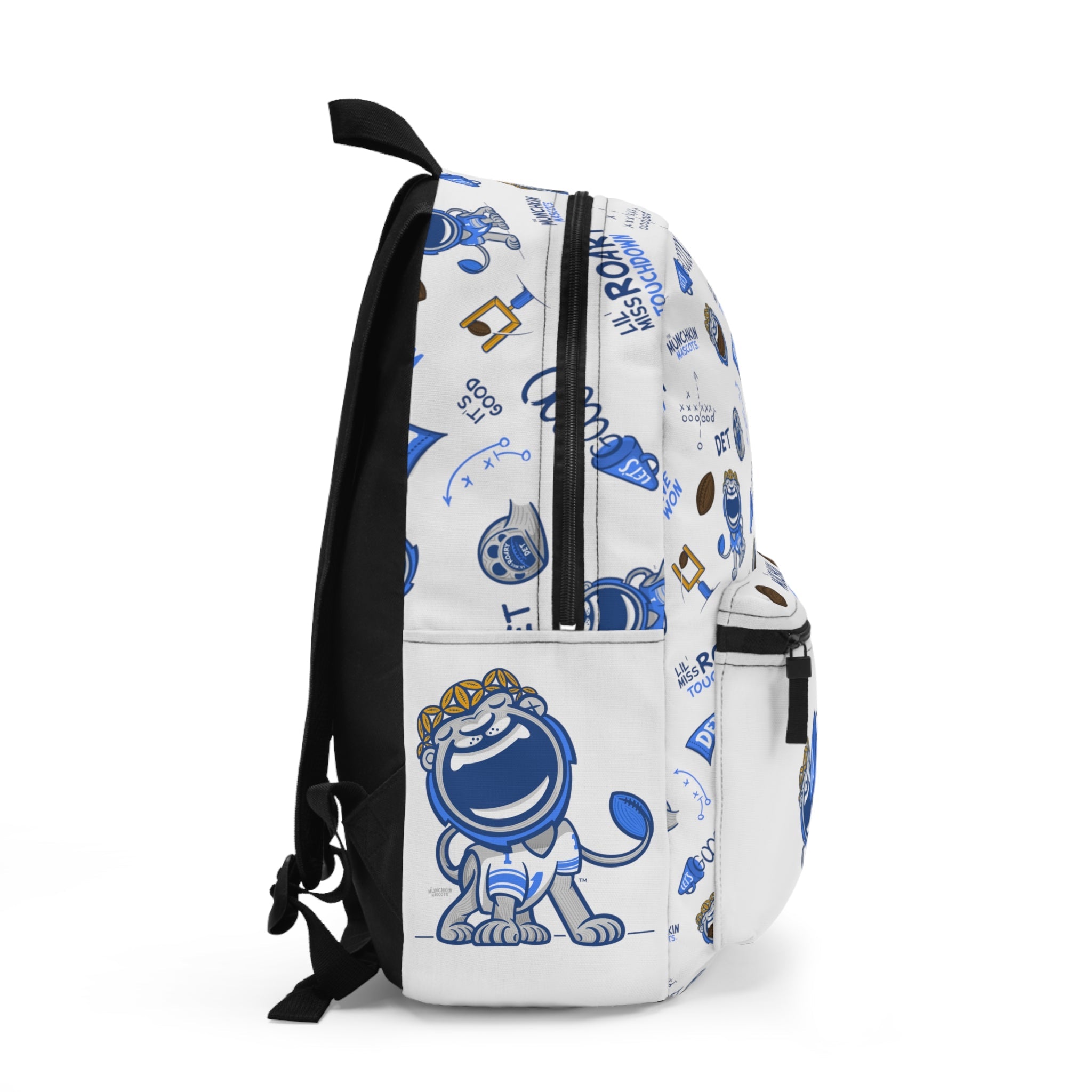 Backpack - Lil' Miss Roary DET Football Printify