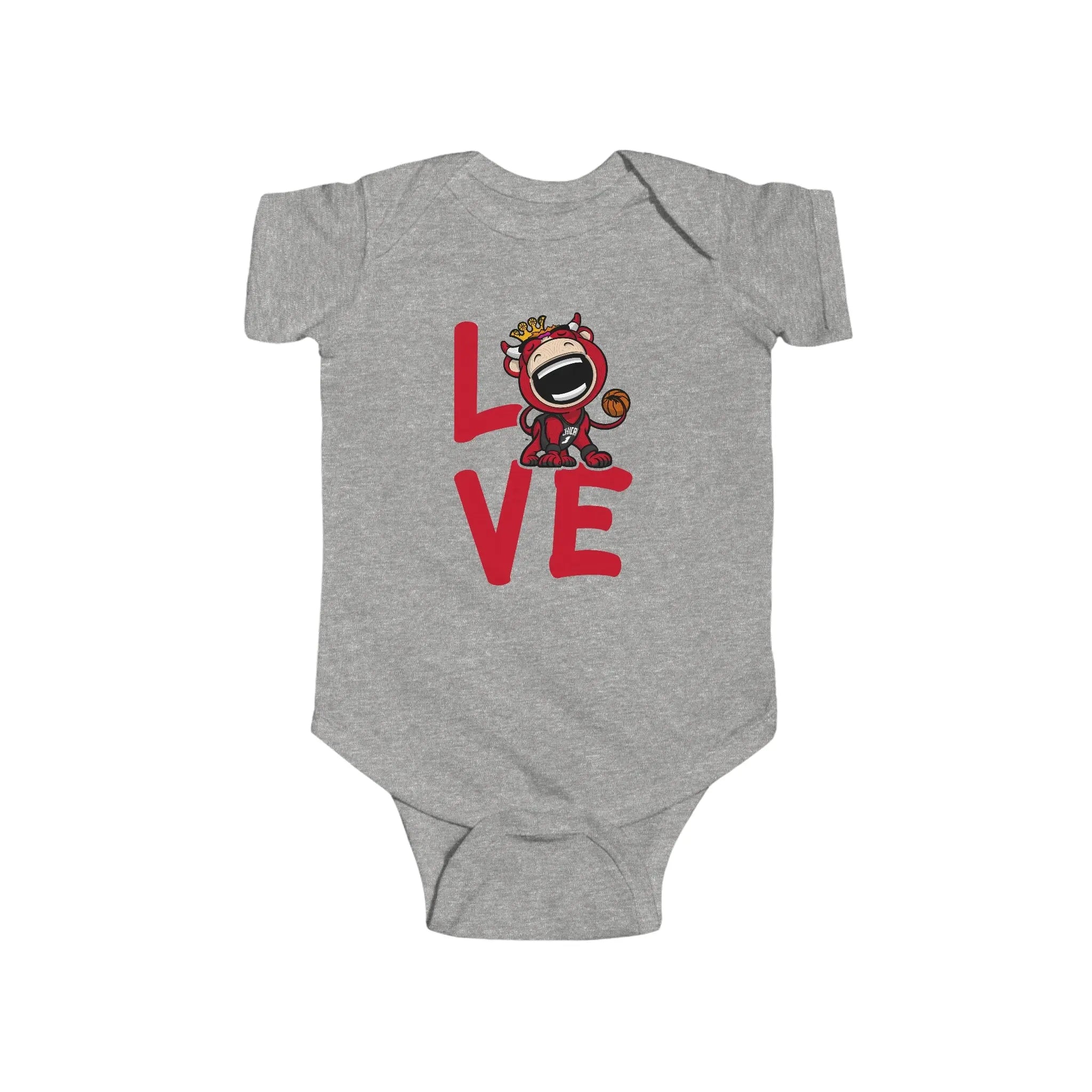 Infant Fine Jersey Bodysuit - LOVE - Lil' Benny CHI Basketball Printify