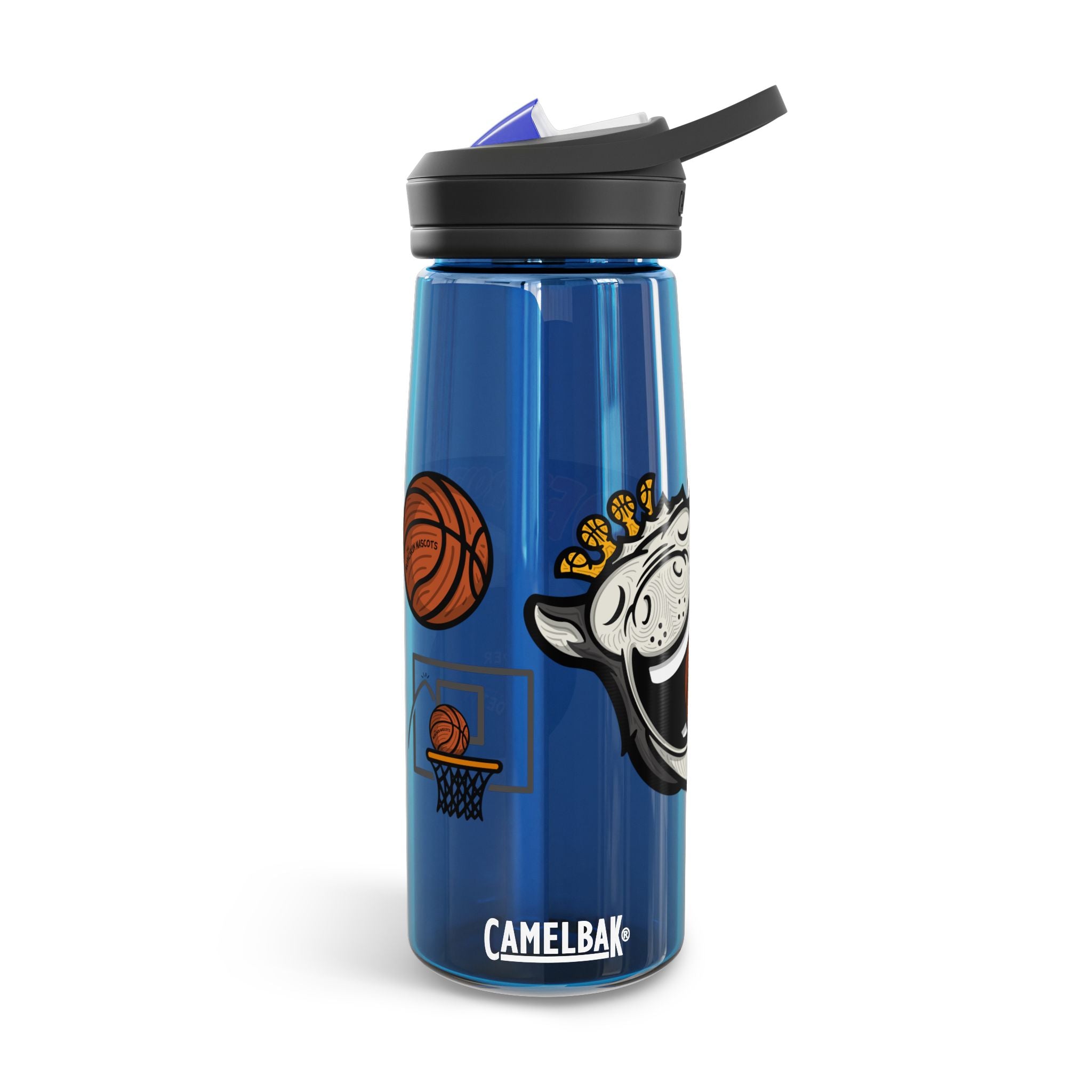 Detroit Basketball CamelBak Eddy® Lil' Hooper Water Bottle, 20oz\25oz | Hand-Drawn Art | Gifts for Kids