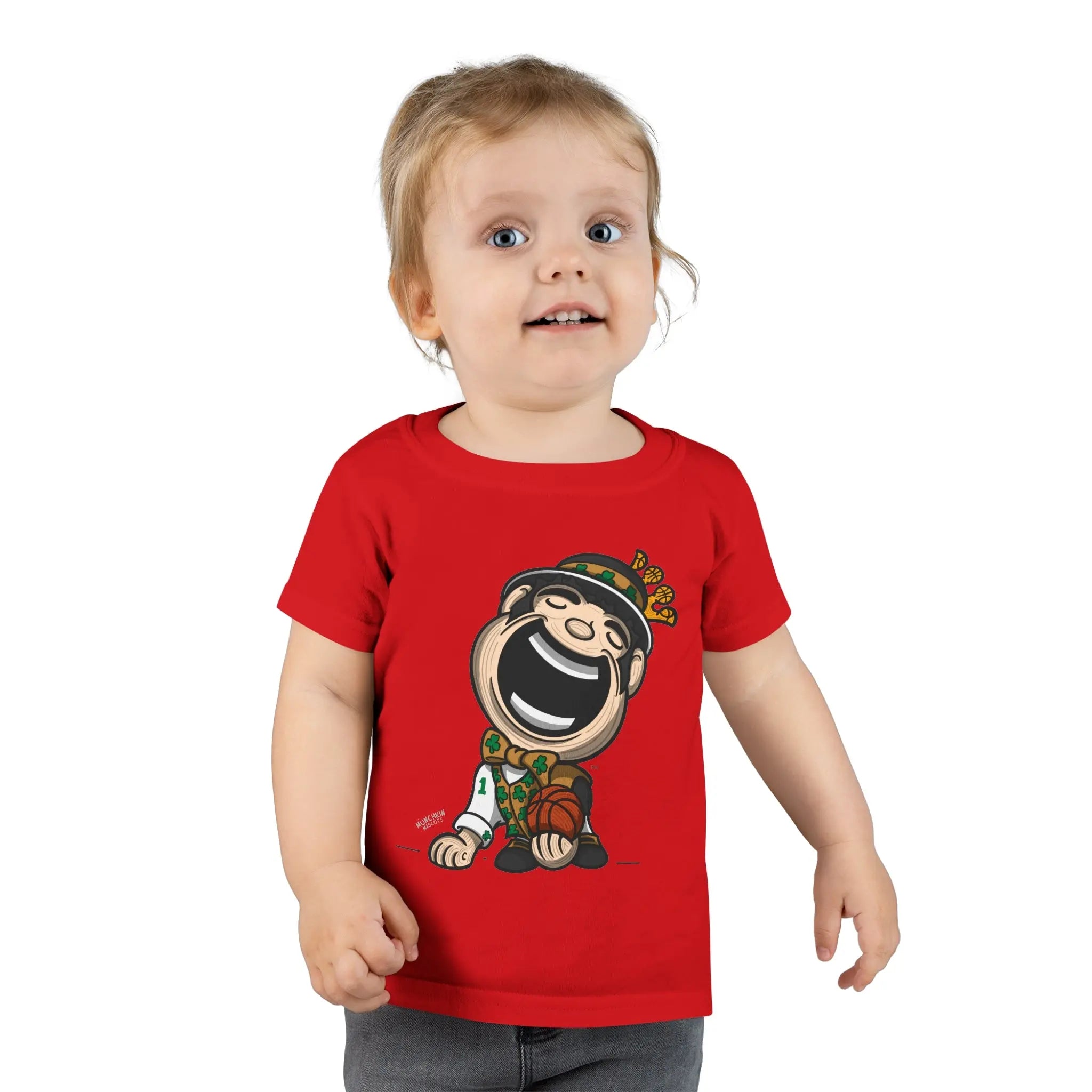 Toddler T-shirt - Gold Vest - Lil' Lucky BOS Basketball Printify