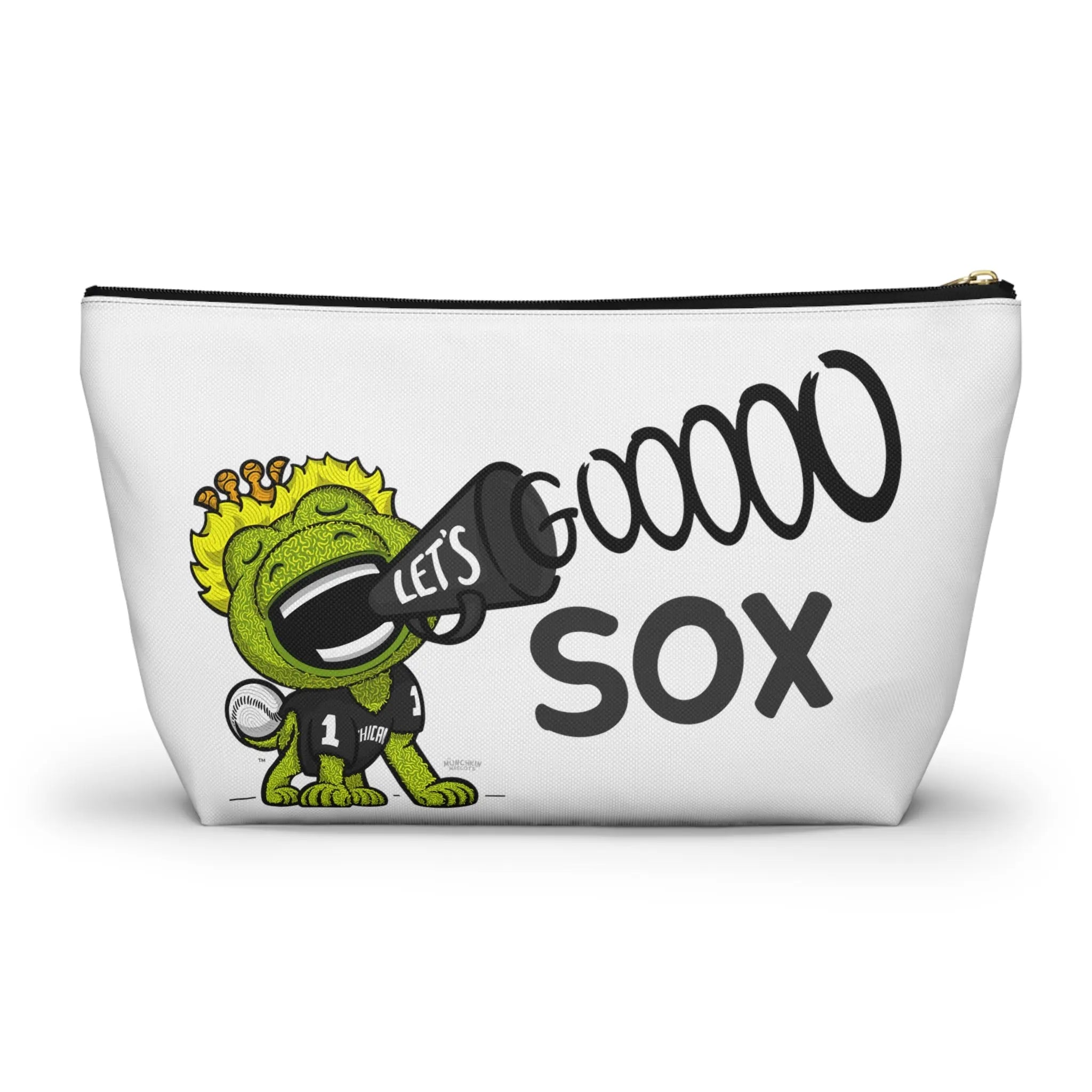 Accessory Pouch w T-bottom - Pattern - Lil' Southpaw CHI Baseball Printify