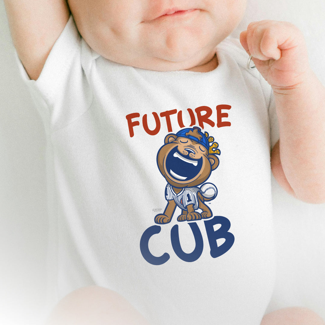 Chicago Baseball Newborn & Infant Lil' Clark 'Future' Jersey Bodysuit | Hand-Drawn Art | Gifts for Newborns