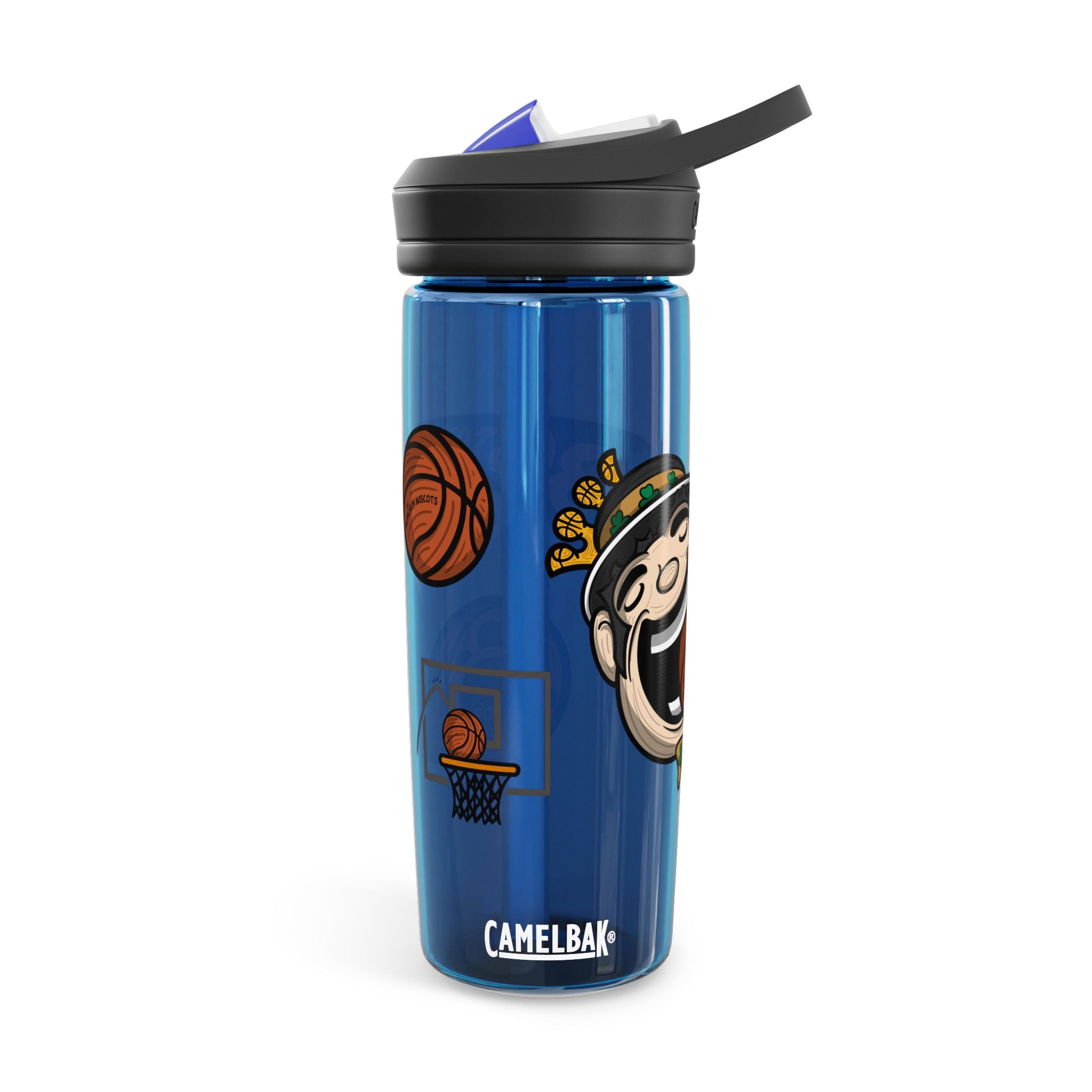 Boston Basketball CamelBak Eddy® Lil' Lucky Water Bottle, 20oz\25oz | Hand-Drawn Art | Gifts for Kids