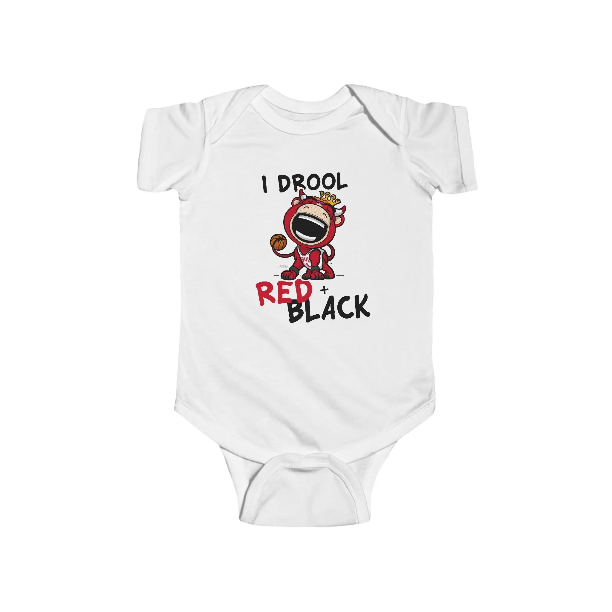 Infant Fine Jersey Bodysuit - I Drool - Lil' Benny CHI Basketball Printify