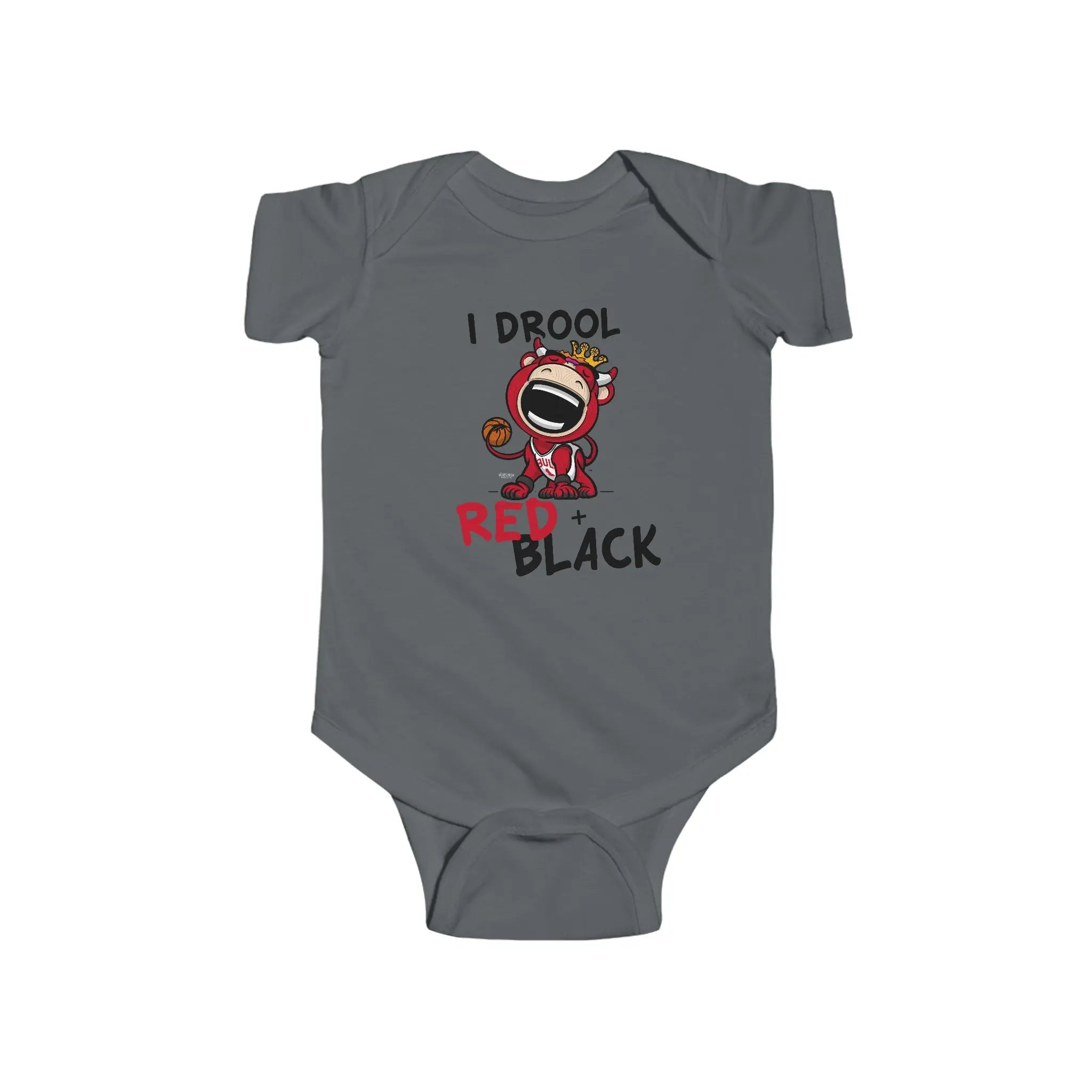Infant Fine Jersey Bodysuit - I Drool - Lil' Benny CHI Basketball Printify