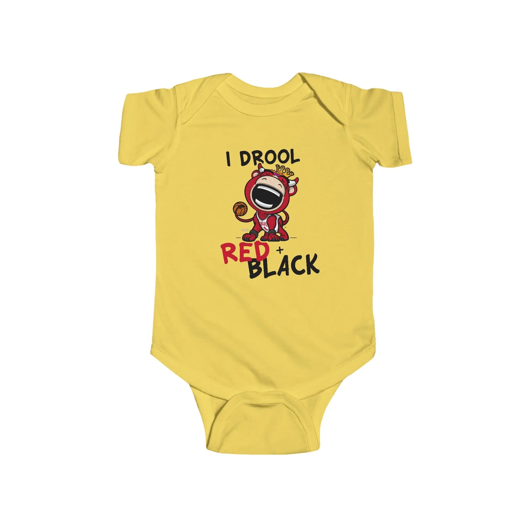 Infant Fine Jersey Bodysuit - I Drool - Lil' Benny CHI Basketball Printify