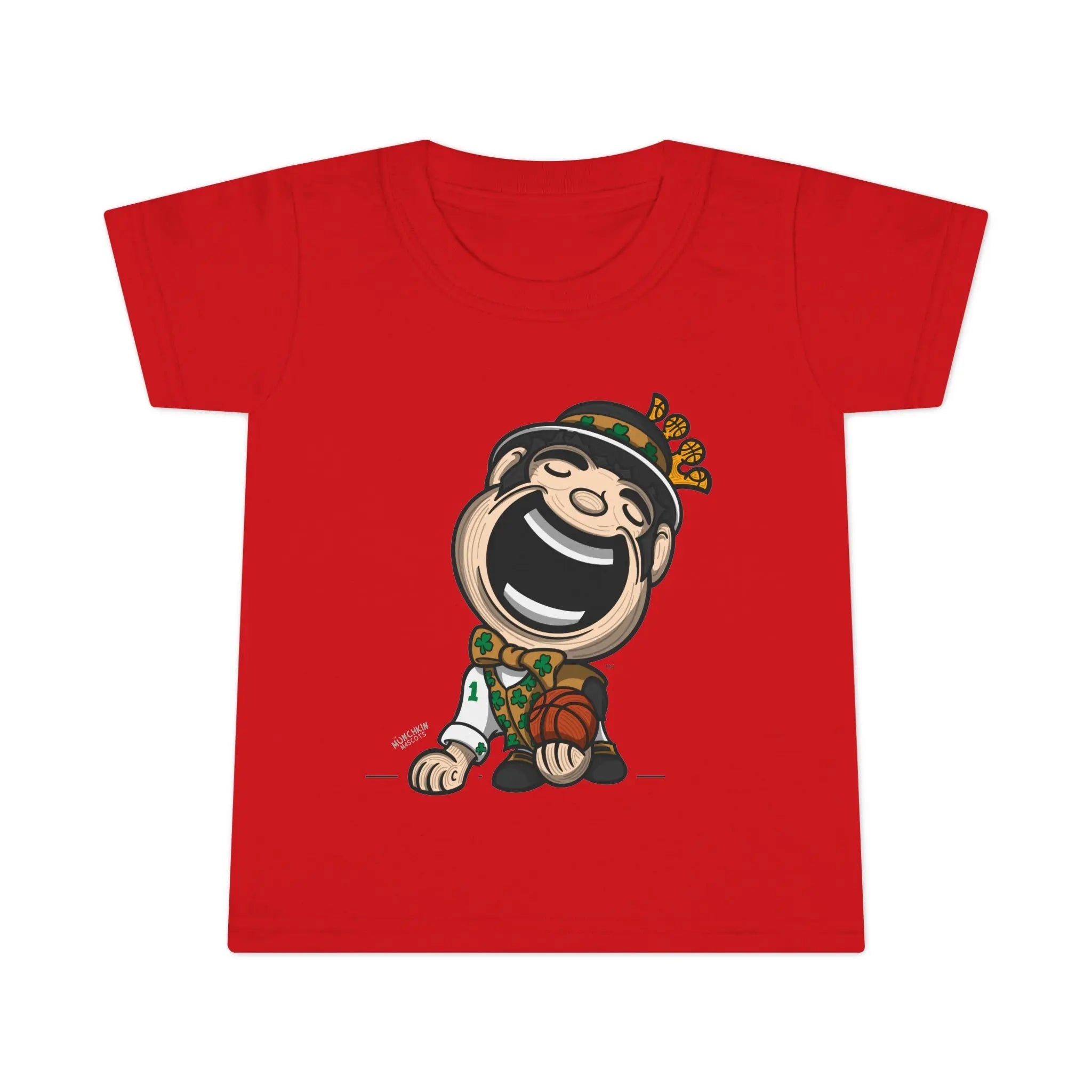 Toddler T-shirt - Gold Vest - Lil' Lucky BOS Basketball Printify