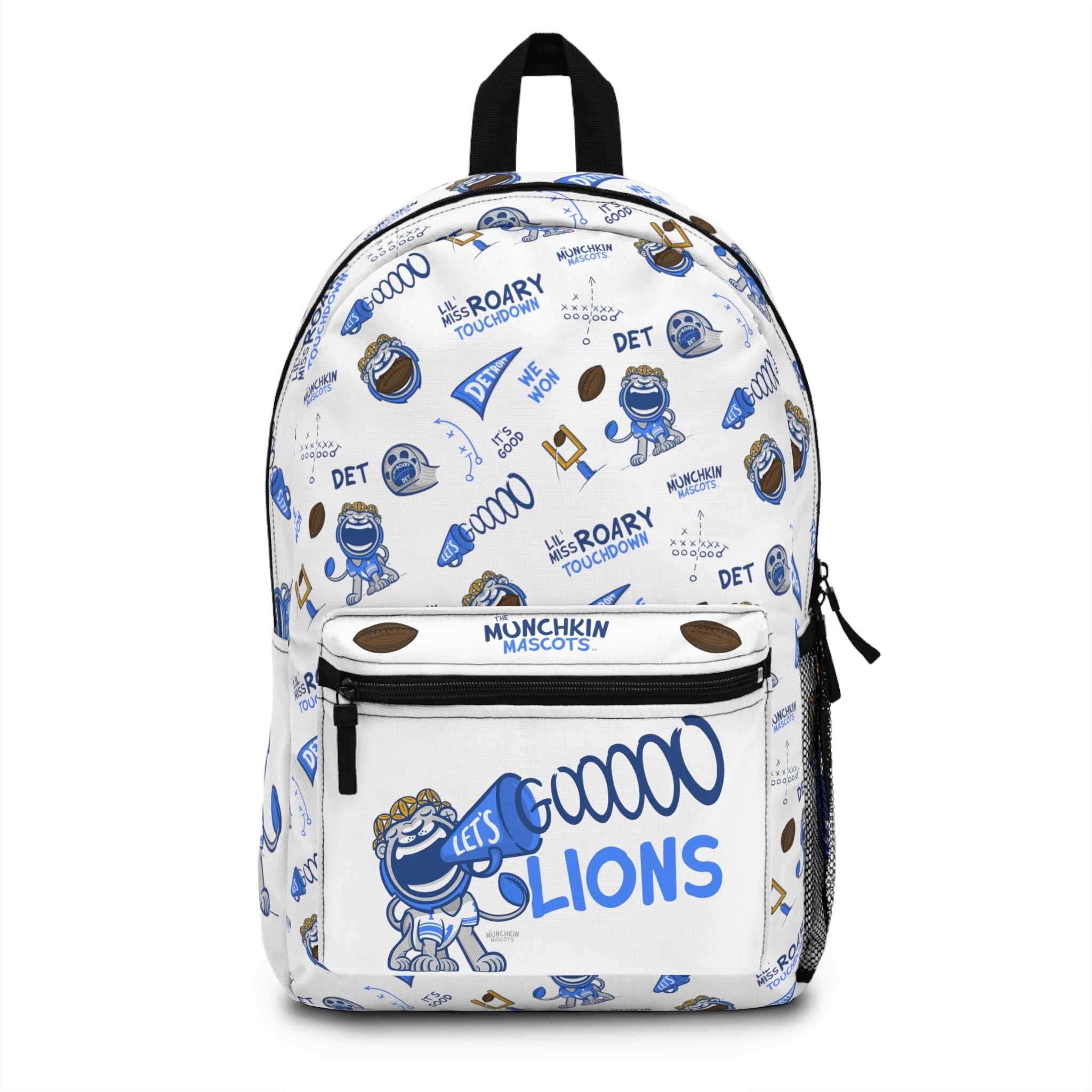 Backpack - Lil' Miss Roary DET Football Printify