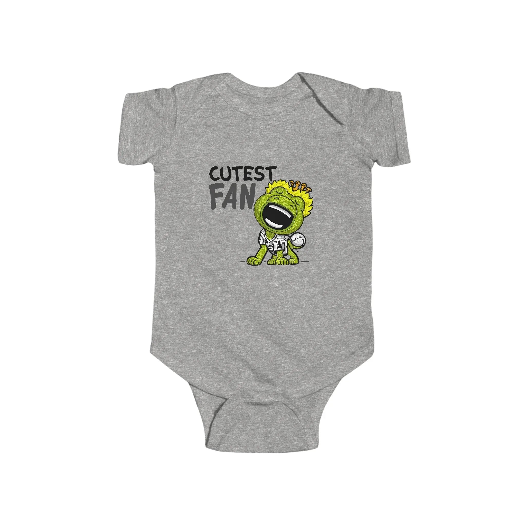 Infant Fine Jersey Bodysuit - Cutest Fan - Lil' Southpaw CHI Baseball Printify