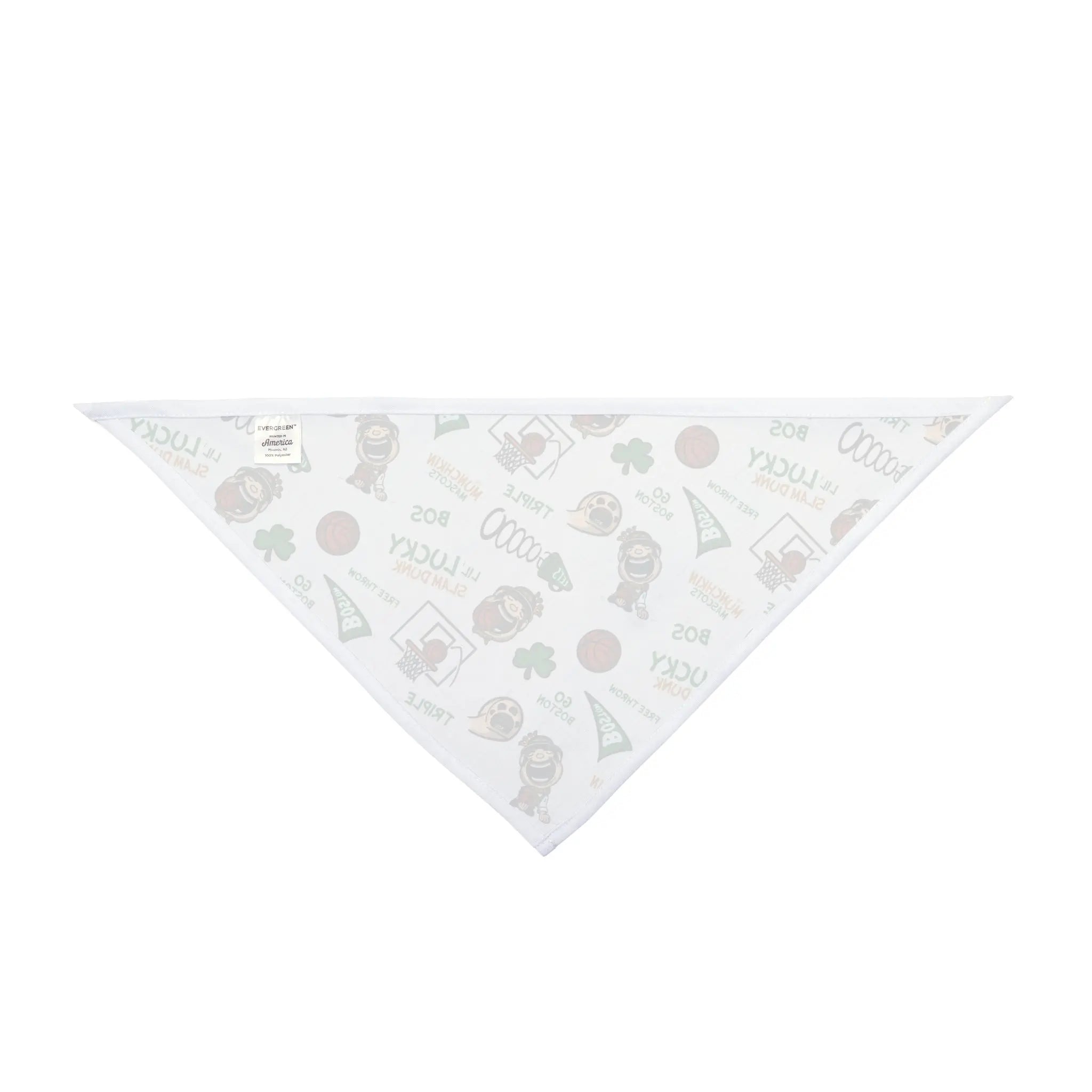 Pet Bandana - Pattern - Lil' Lucky BOS Basketball Printify