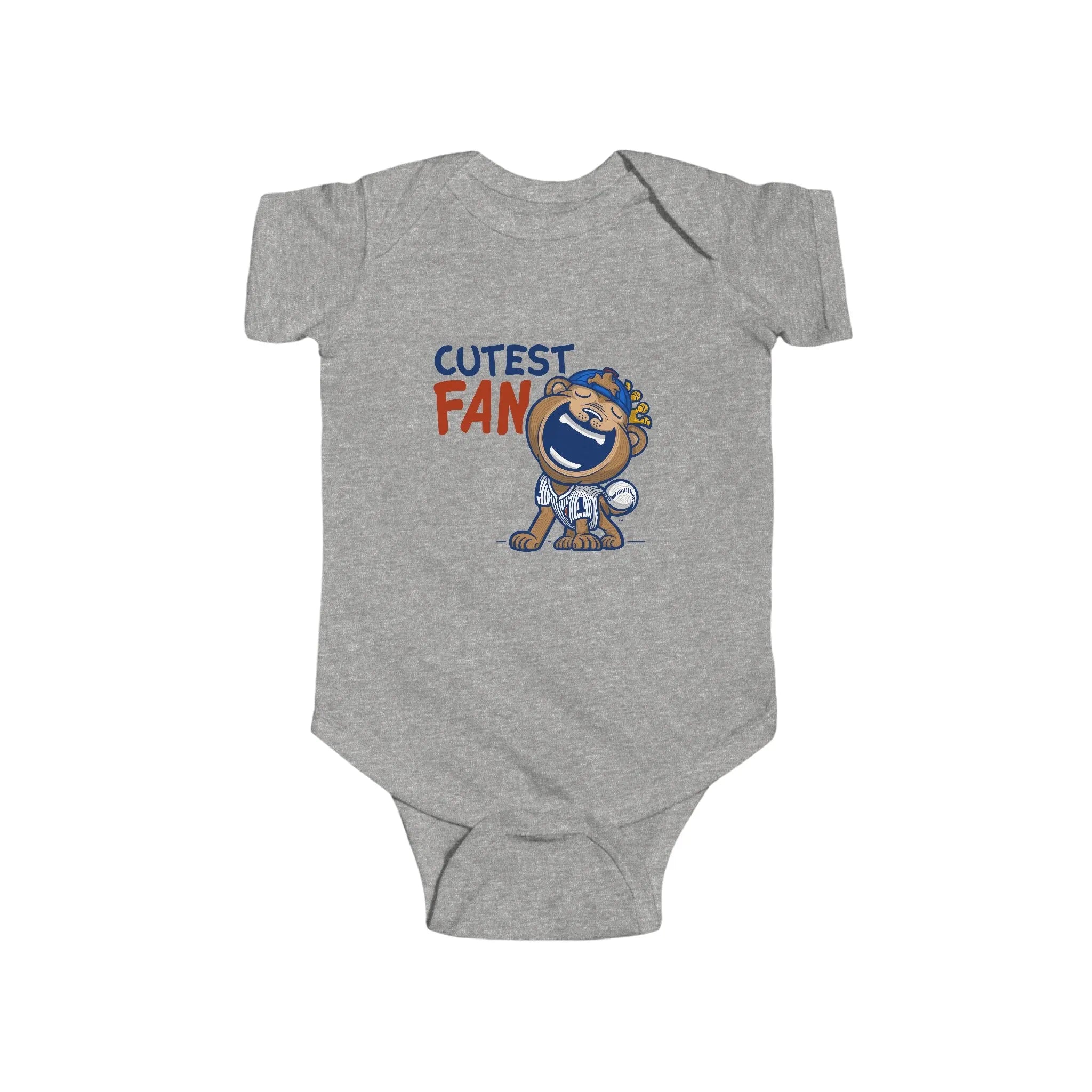 Infant Fine Jersey Bodysuit - Cutest Fan - Lil' Clark CHI Baseball Printify