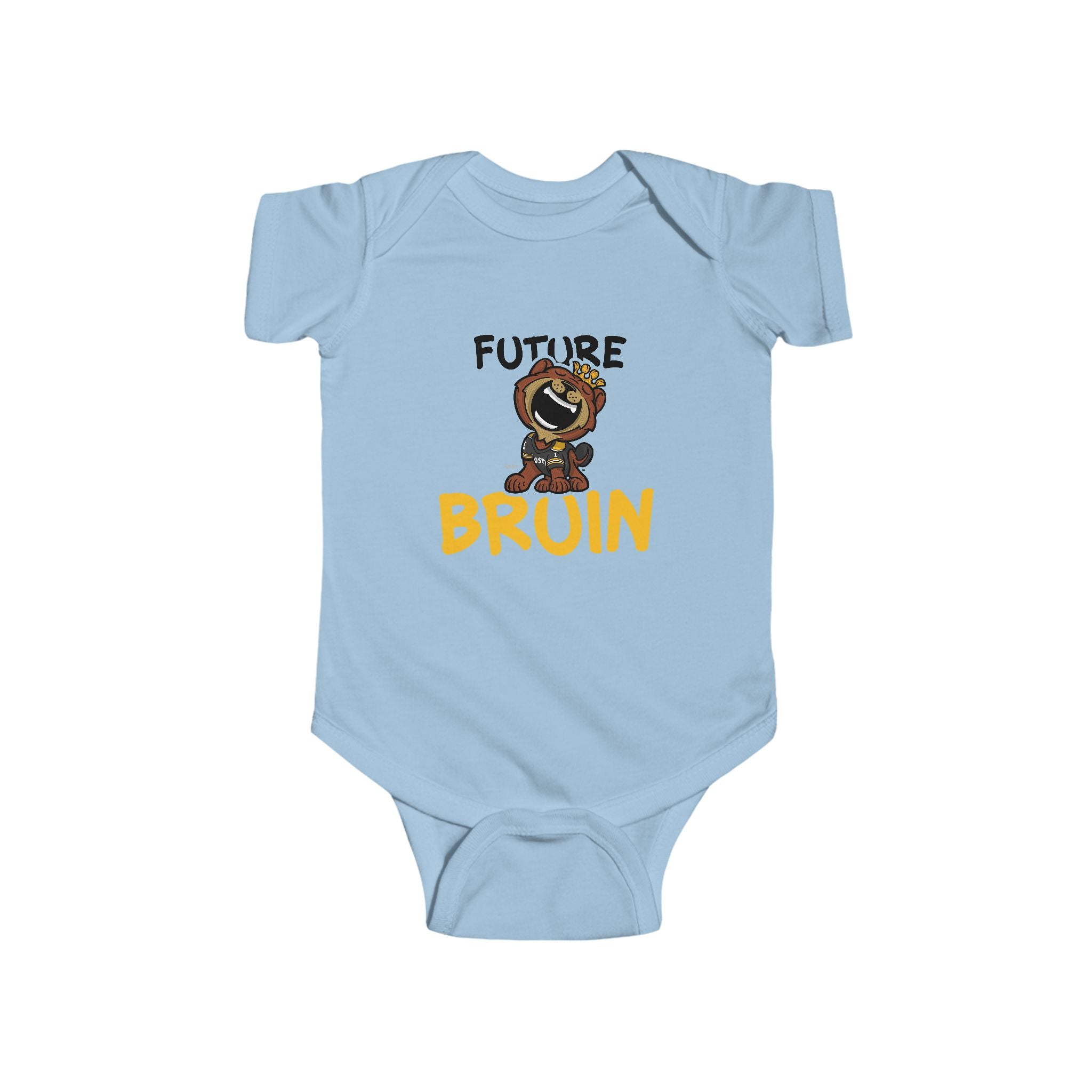 Boston Hockey Newborn & Infant Lil' Blades 'Future' Jersey Bodysuit | Hand-Drawn Art | Gifts for Newborns