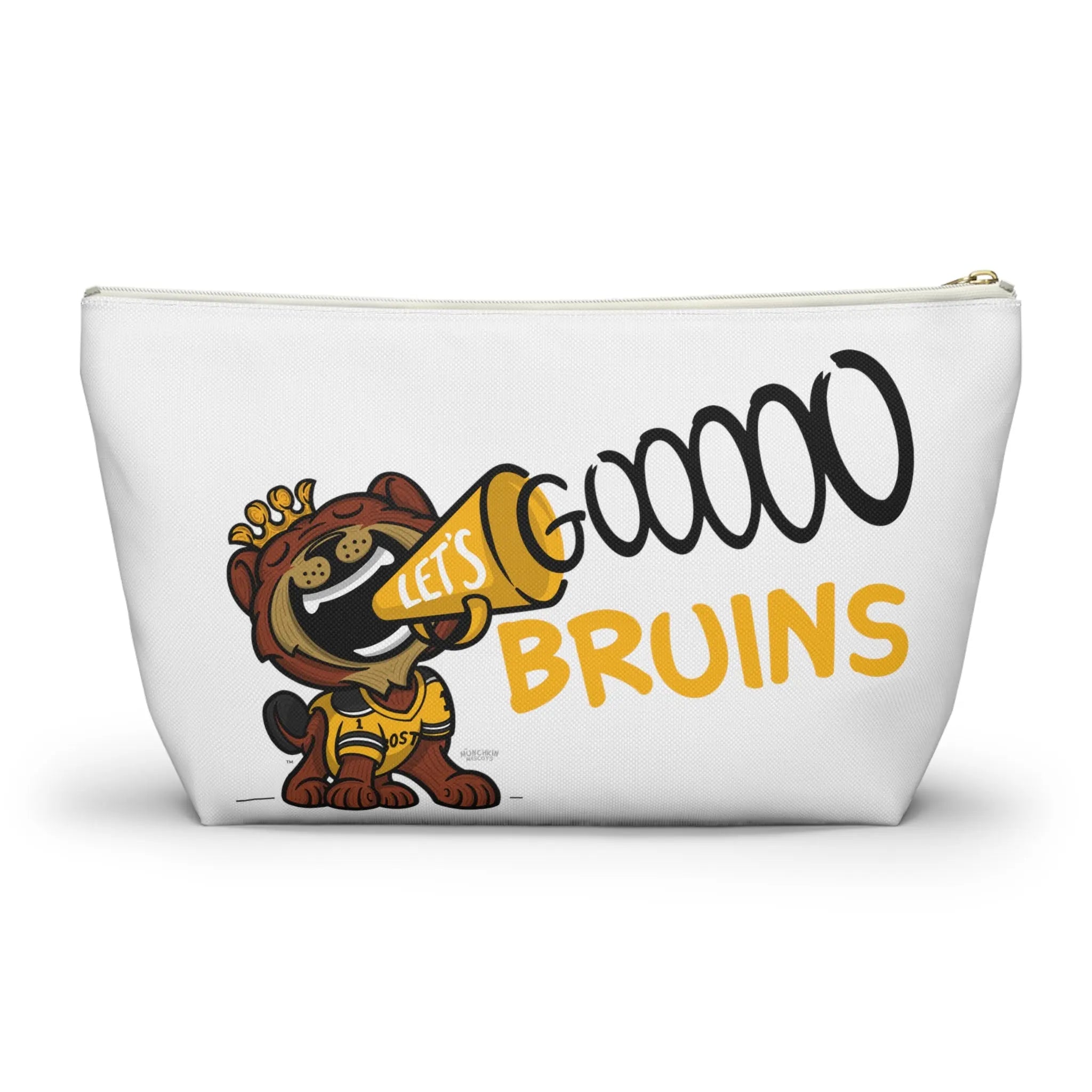 Accessory Pouch w T-bottom - Pattern - Lil' Blades BOS Hockey Printify