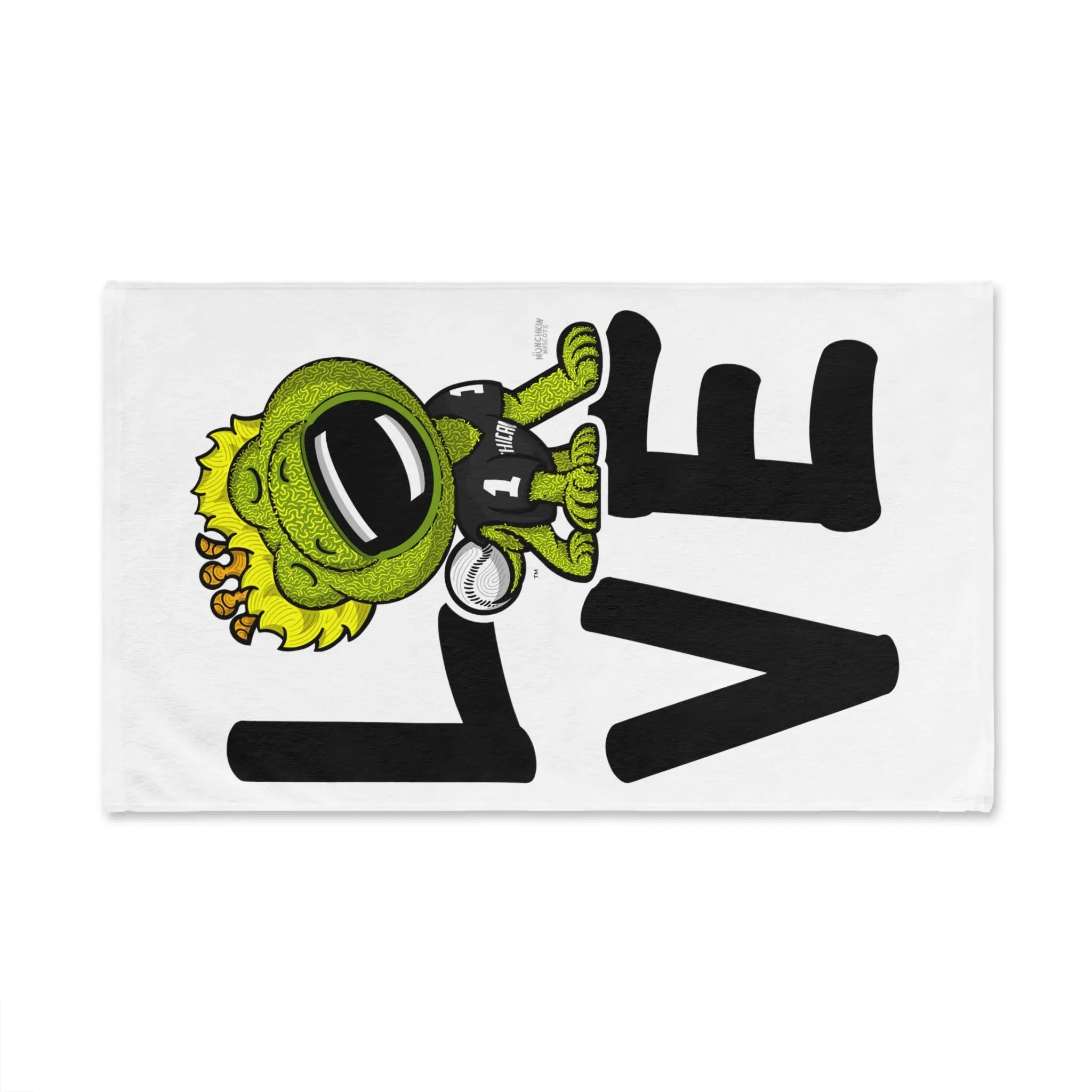Hand Towel - LOVE - Lil' Southpaw CHI Baseball Printify