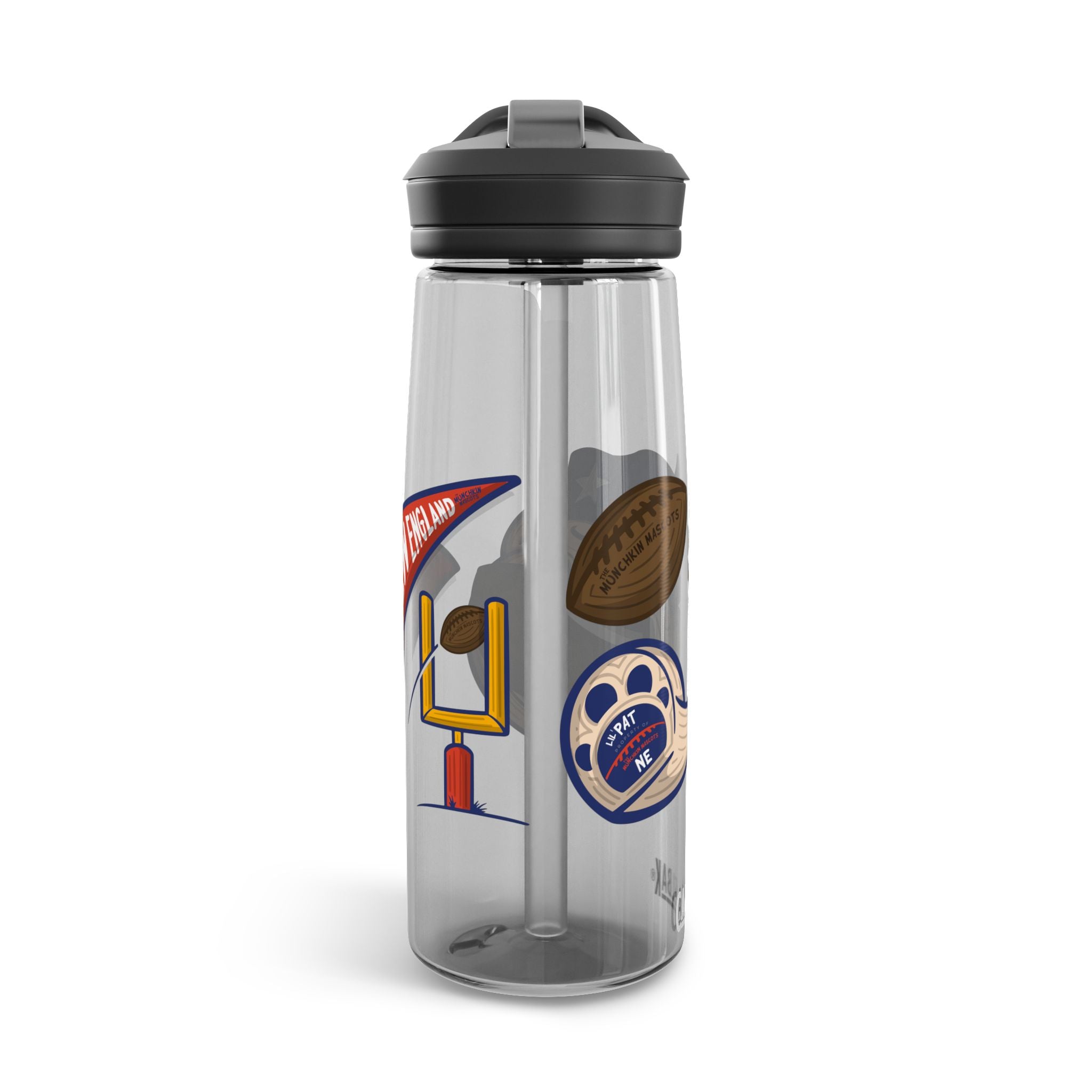 New England Football CamelBak Eddy® Lil' Pat Water Bottle, 20oz\25oz | Hand-Drawn Art | Gifts for Kids