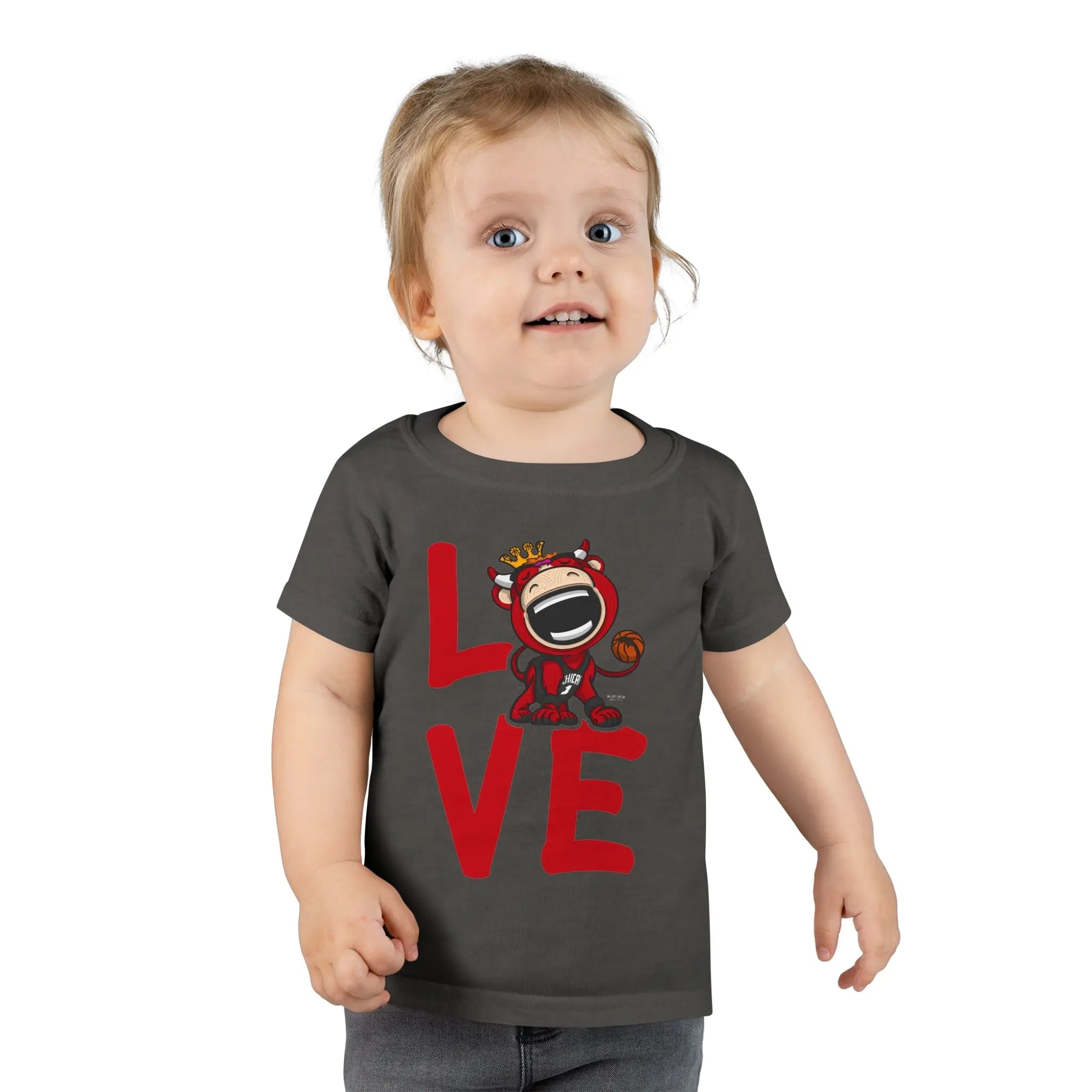 Toddler T-shirt - LOVE - Lil' Benny CHI Basketball Printify