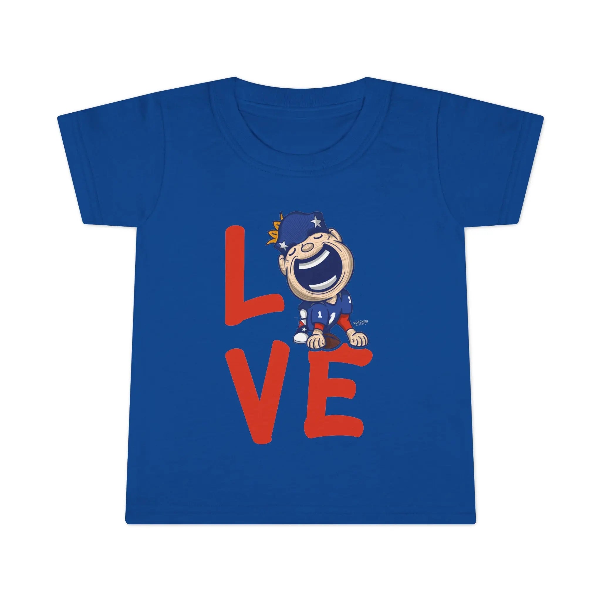 Toddler T-shirt - LOVE - Lil' Pat NE Football Printify