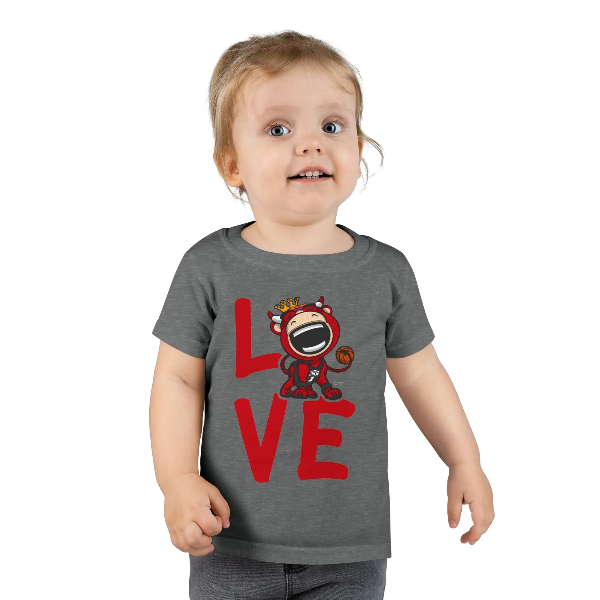 Toddler T-shirt - LOVE - Lil' Benny CHI Basketball Printify