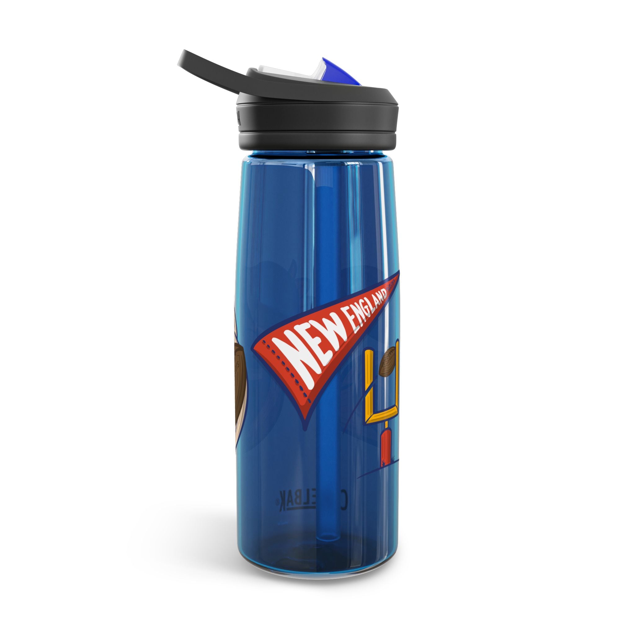 New England Football CamelBak Eddy® Lil' Pat Water Bottle, 20oz\25oz | Hand-Drawn Art | Gifts for Kids