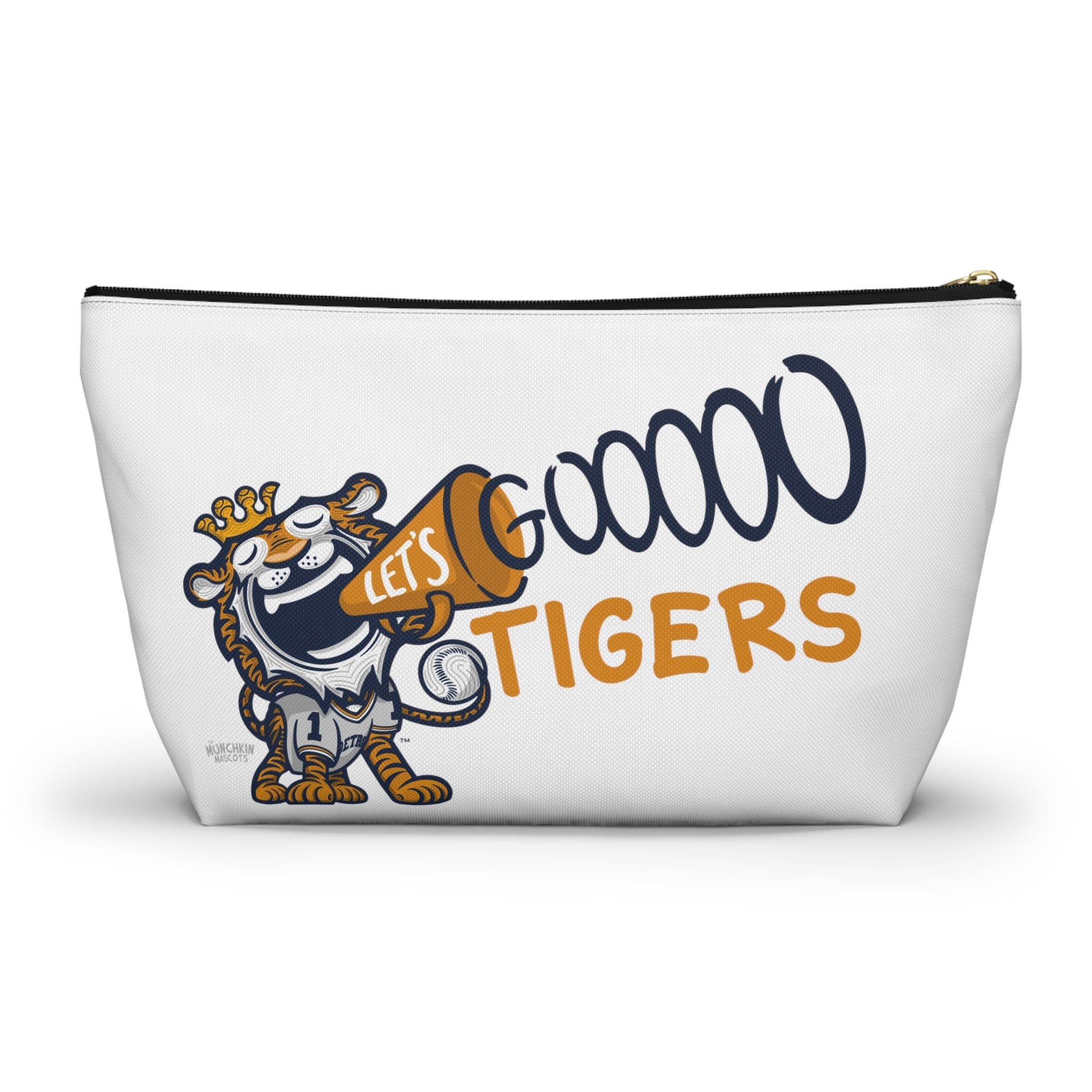 Accessory Pouch w T-bottom - Pattern - Lil' Paws DET Baseball Printify