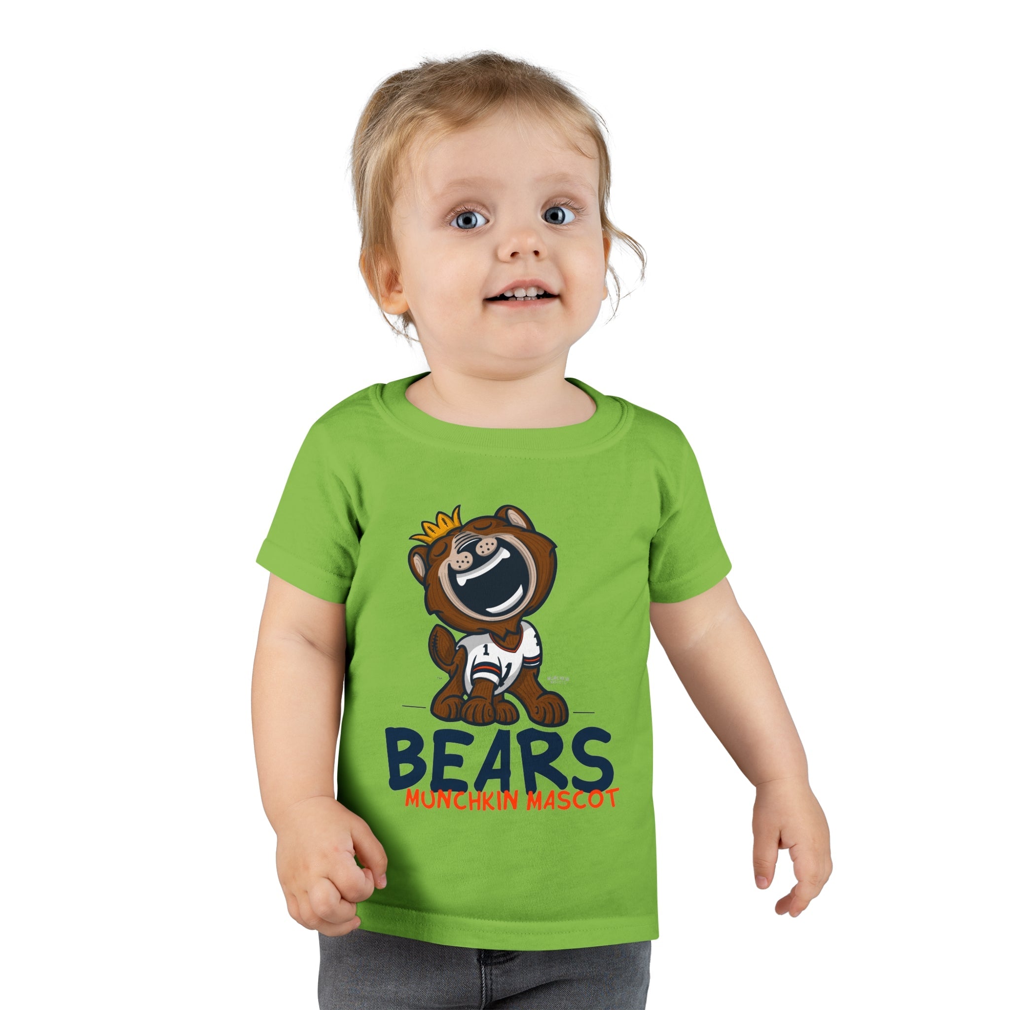 Toddler T-shirt - Munchkin Mascot - Lil' Staley CHI Football Printify