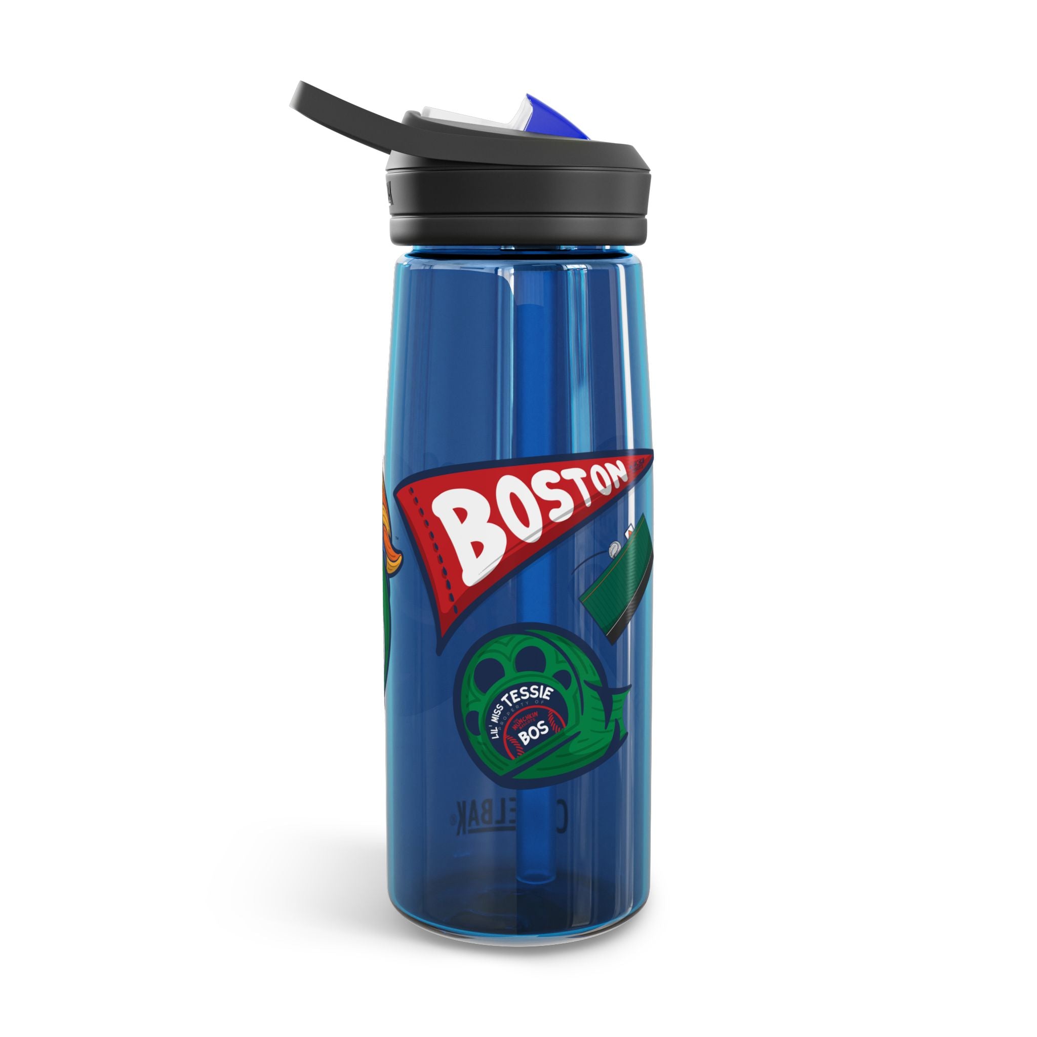 Boston Baseball CamelBak Eddy® Lil' Miss Tessie Water Bottle, 20oz\25oz | Hand-Drawn Art | Gifts for Kids