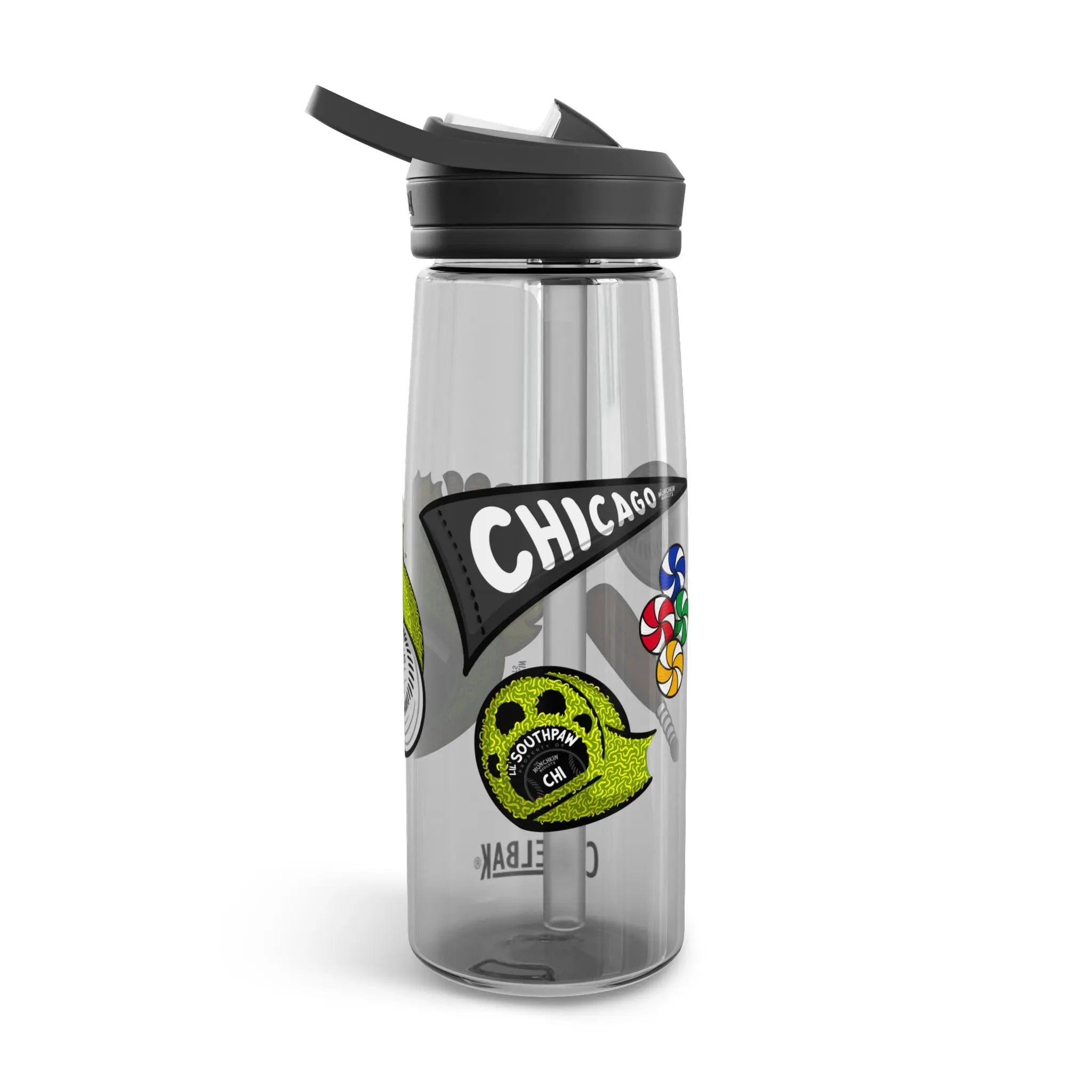 CamelBak Eddy® Water Bottle, 20oz\25oz - Lil' Southpaw CHI Baseball Printify
