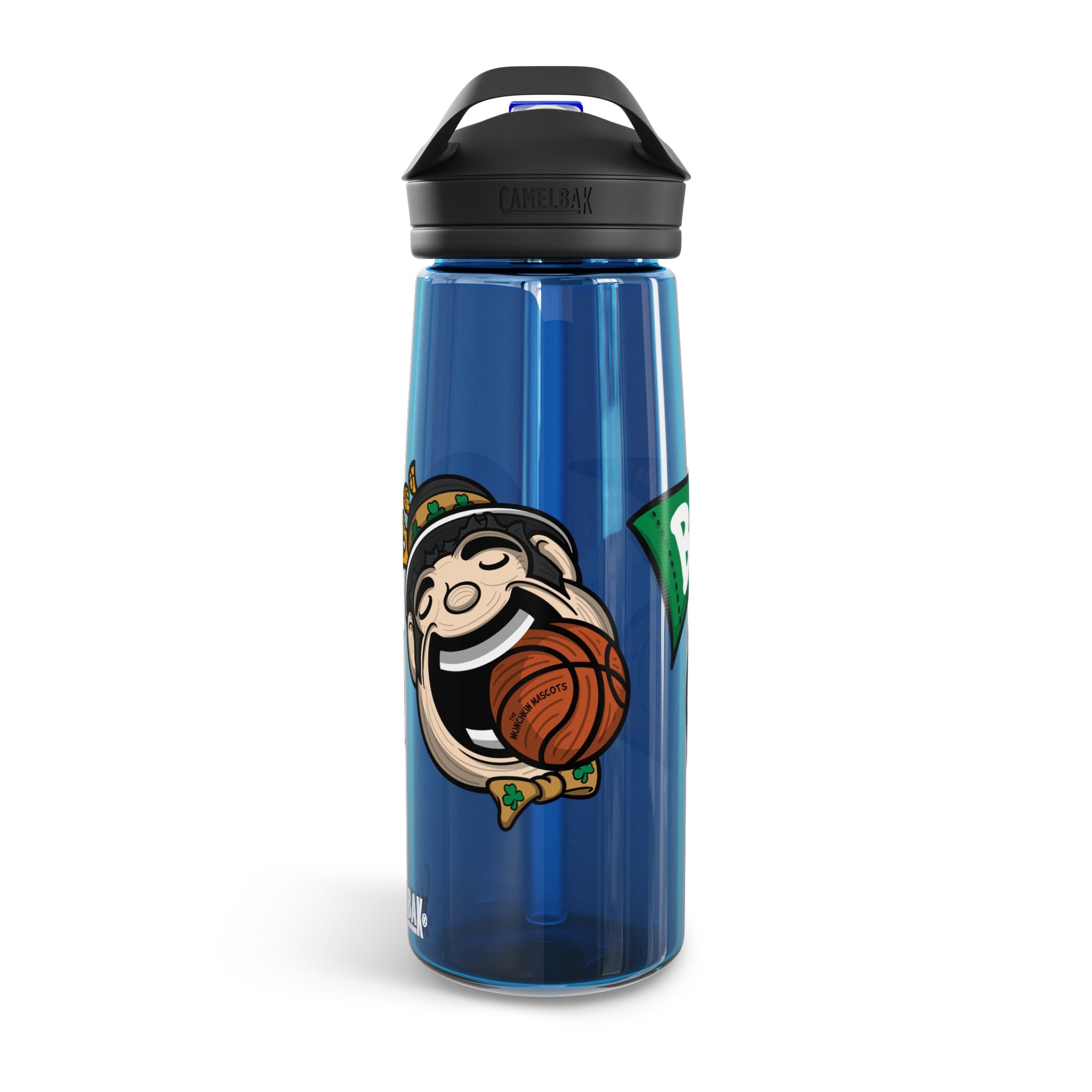 Boston Basketball CamelBak Eddy® Lil' Lucky Water Bottle, 20oz\25oz | Hand-Drawn Art | Gifts for Kids