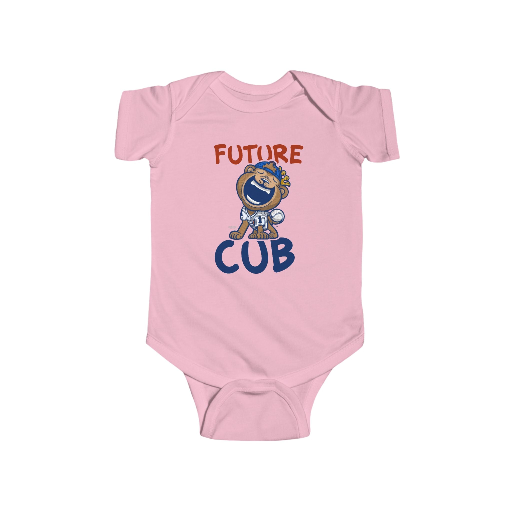 Chicago Baseball Newborn & Infant Lil' Clark 'Future' Jersey Bodysuit | Hand-Drawn Art | Gifts for Newborns