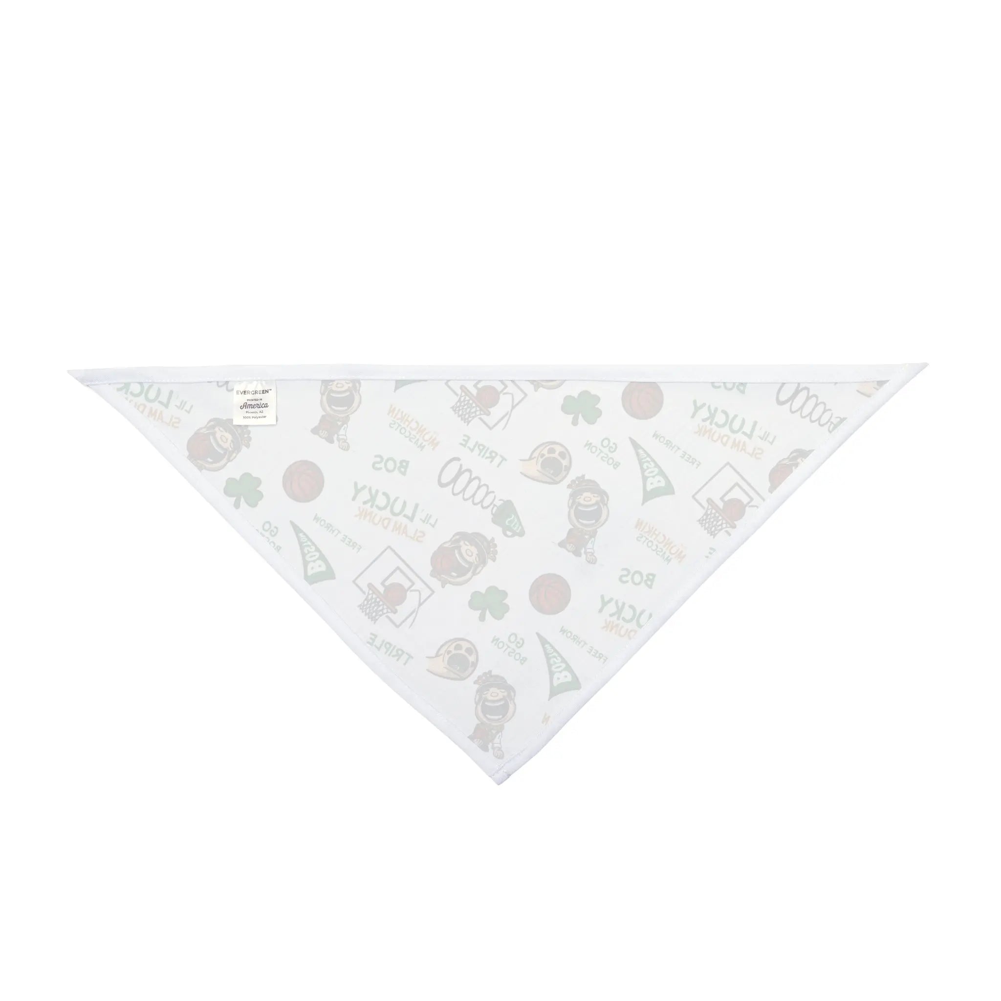 Pet Bandana - Pattern - Lil' Lucky BOS Basketball Printify