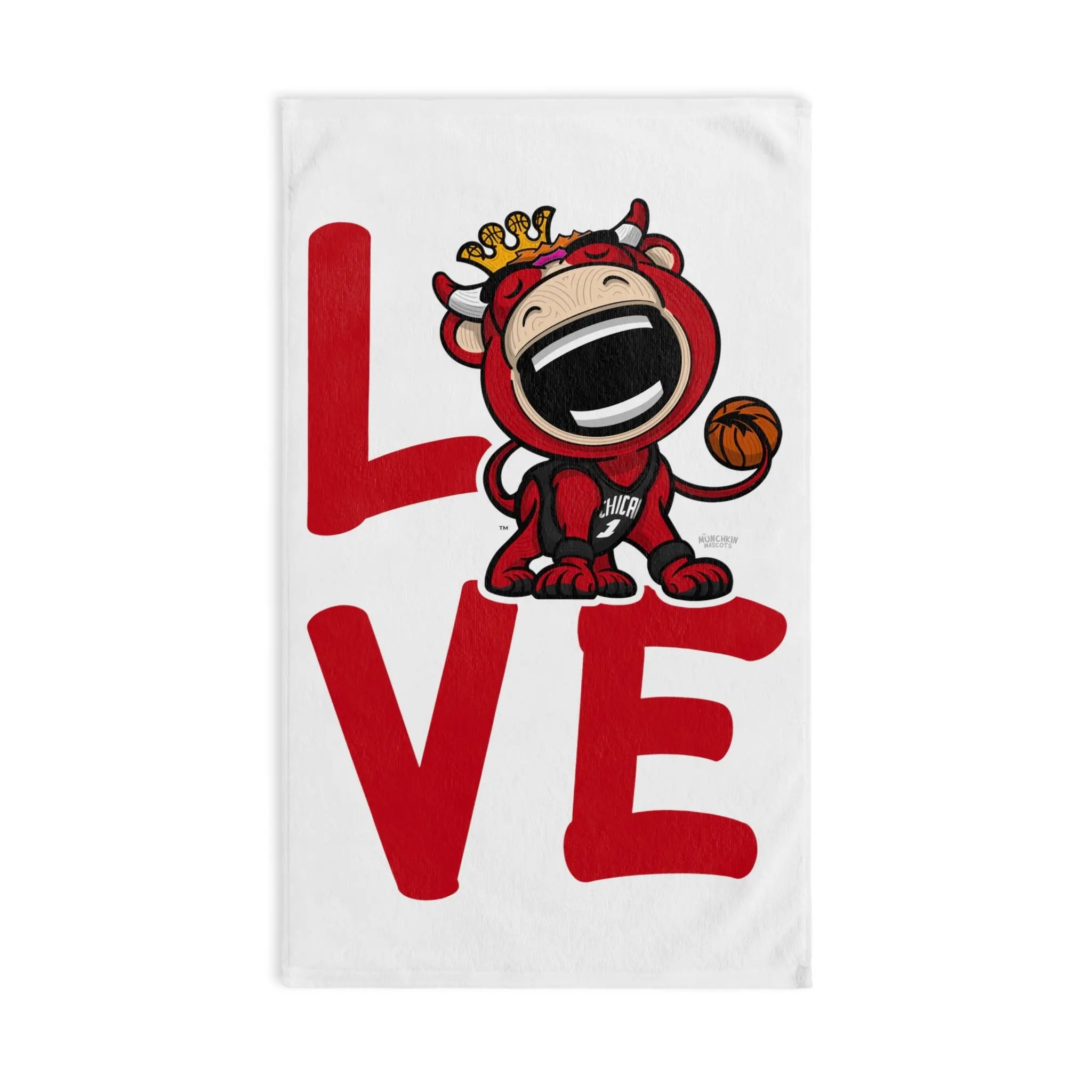 Hand Towel - LOVE - Lil' Benny CHI Basketball Printify
