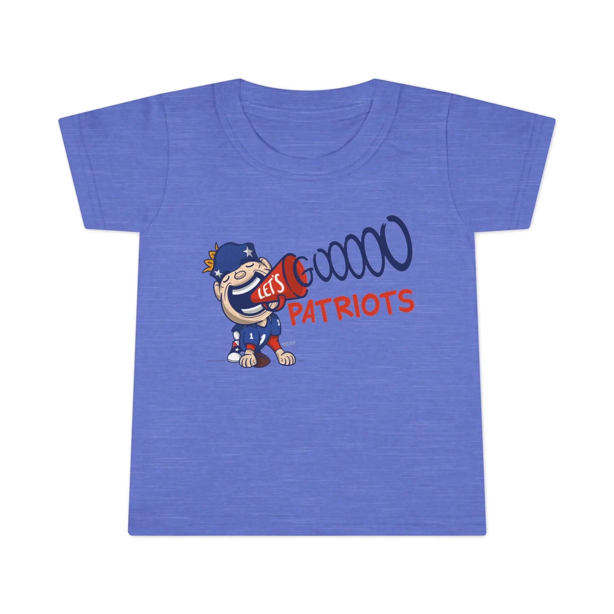 Toddler T-shirt - Lets Go - Lil' Pat NE Football Printify