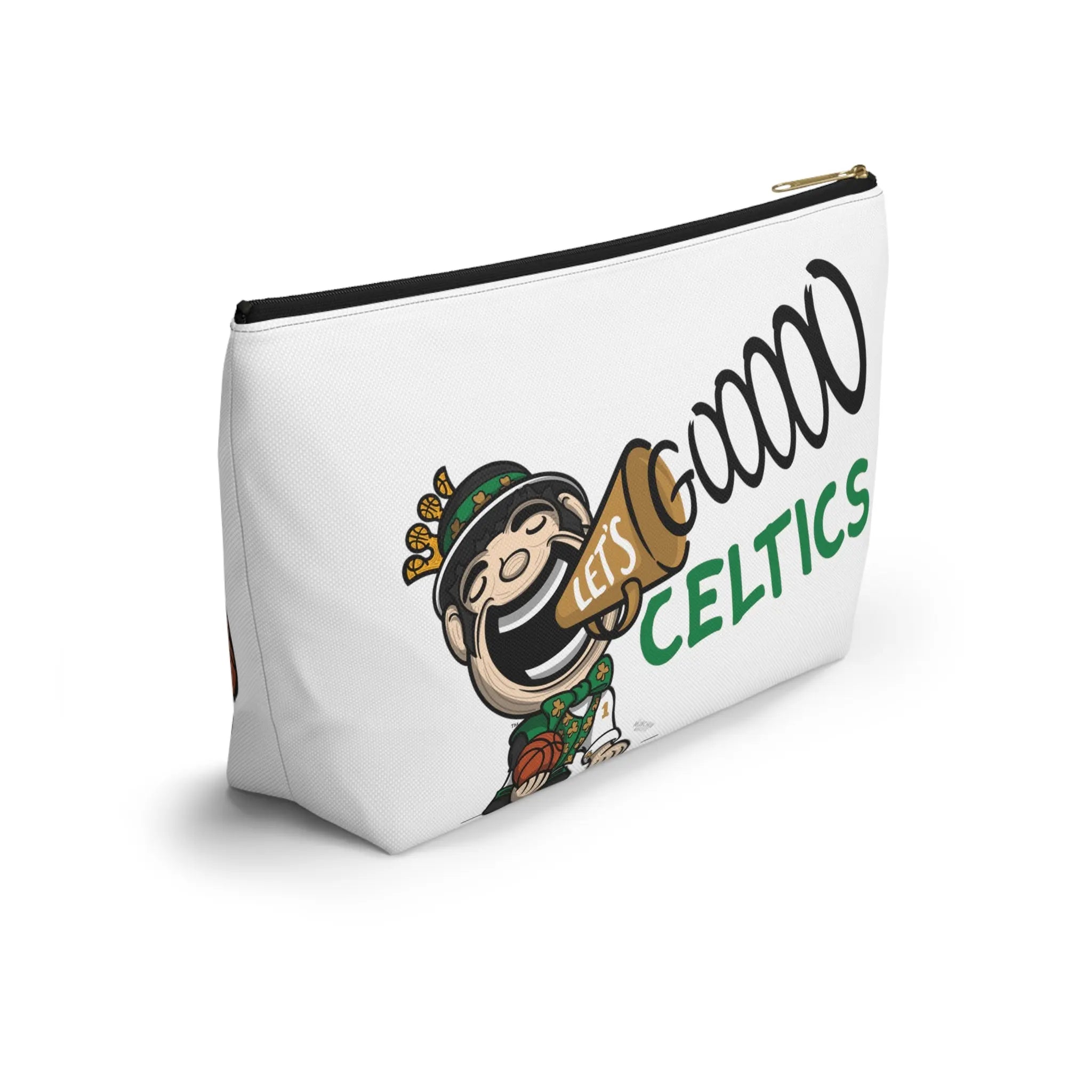 Accessory Pouch w T-bottom - Pattern- Lil' Lucky BOS Basketball Printify