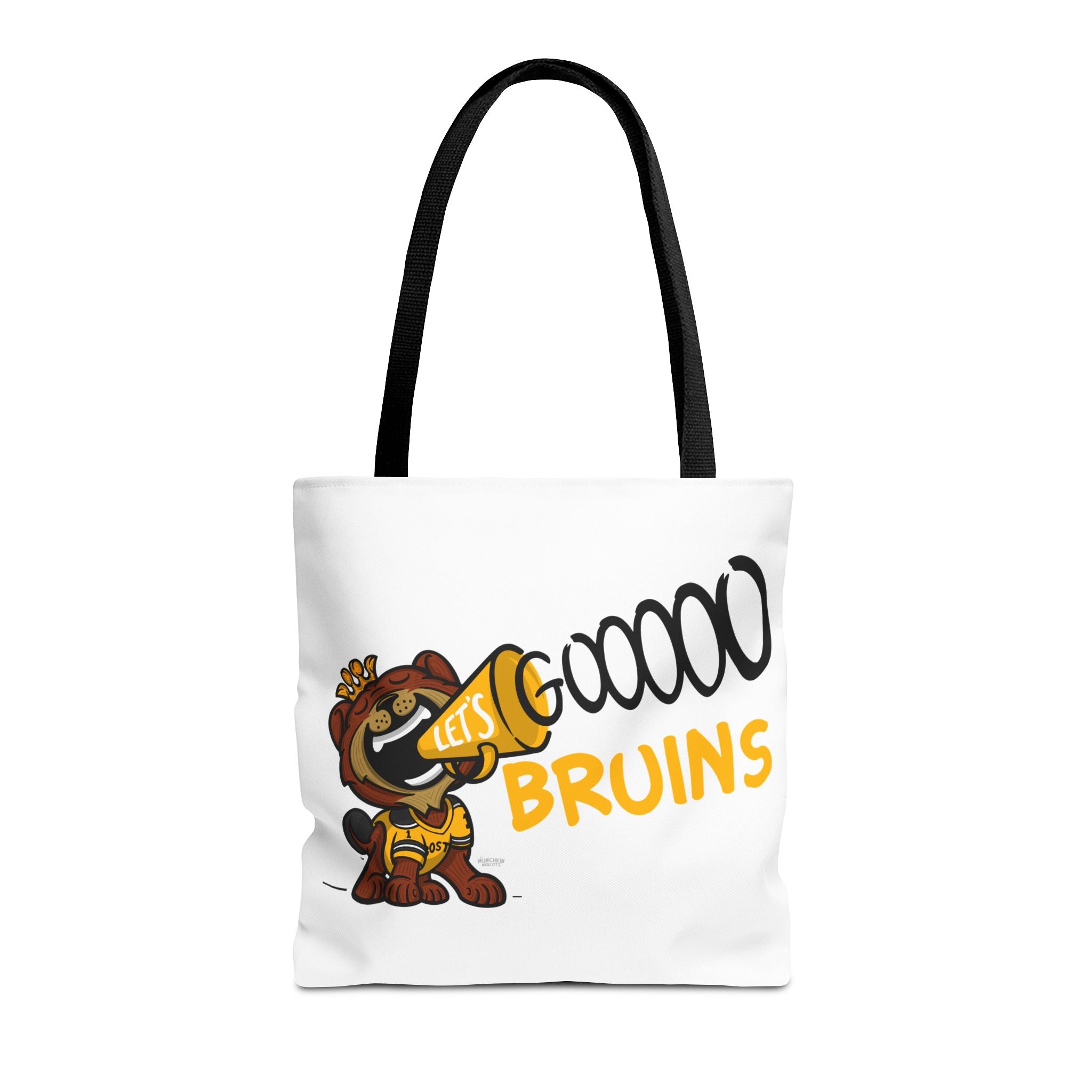 Boston Hockey Tote Bag Lil' Blades 'Let's Go' + Pattern | Hand-Drawn Art | Gifts for Parents