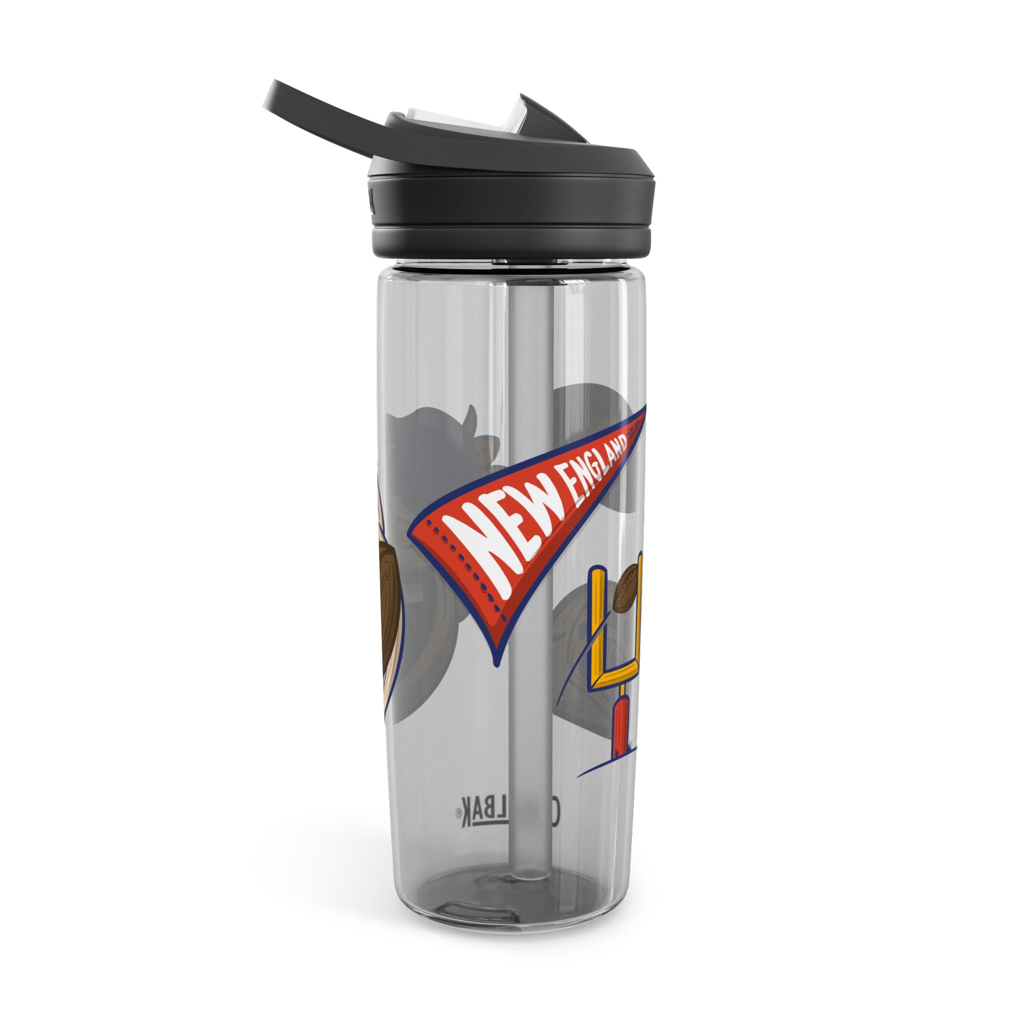 New England Football CamelBak Eddy® Lil' Pat Water Bottle, 20oz\25oz | Hand-Drawn Art | Gifts for Kids