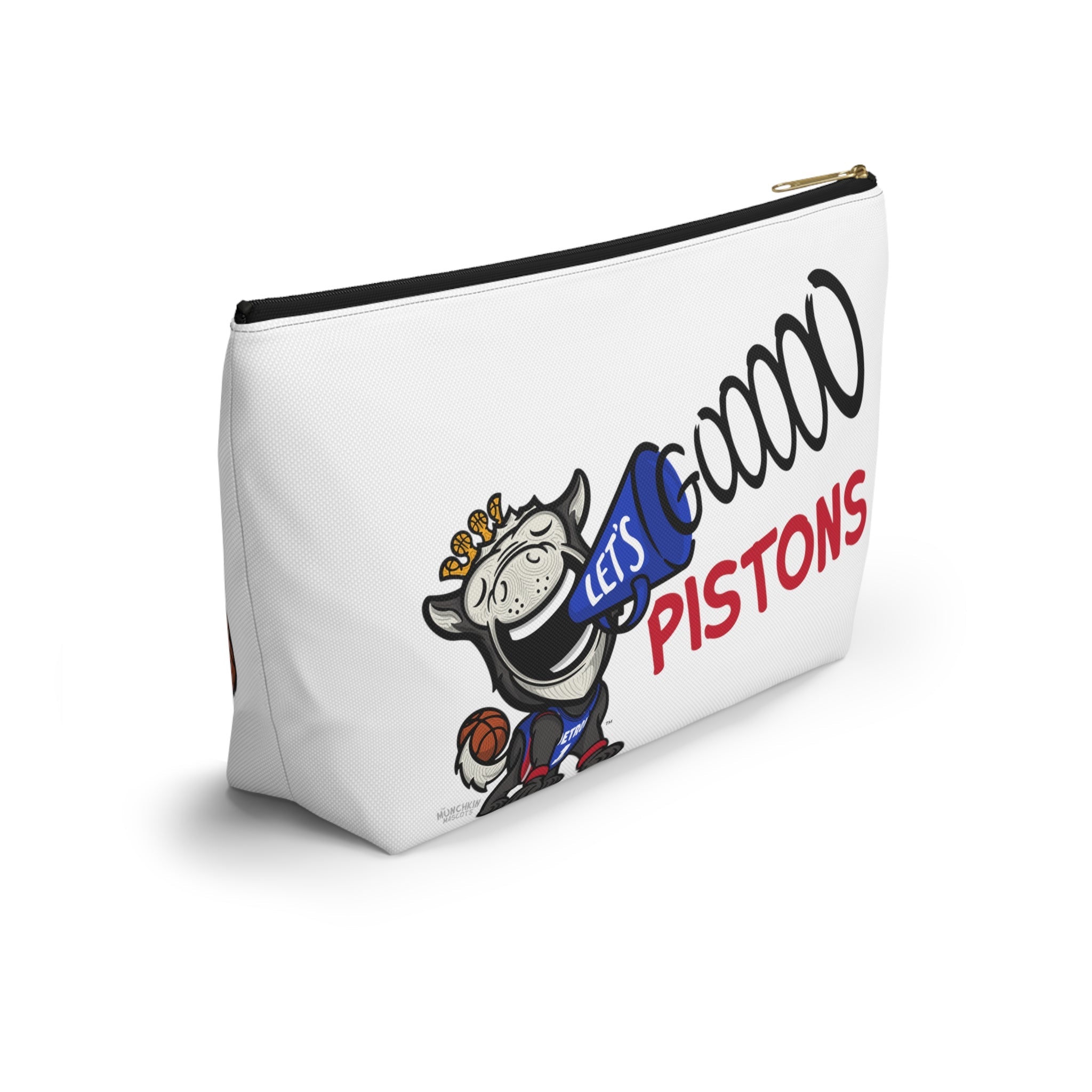 Accessory Pouch w T-bottom - Pattern- Lil' Hooper DET Basketball Printify