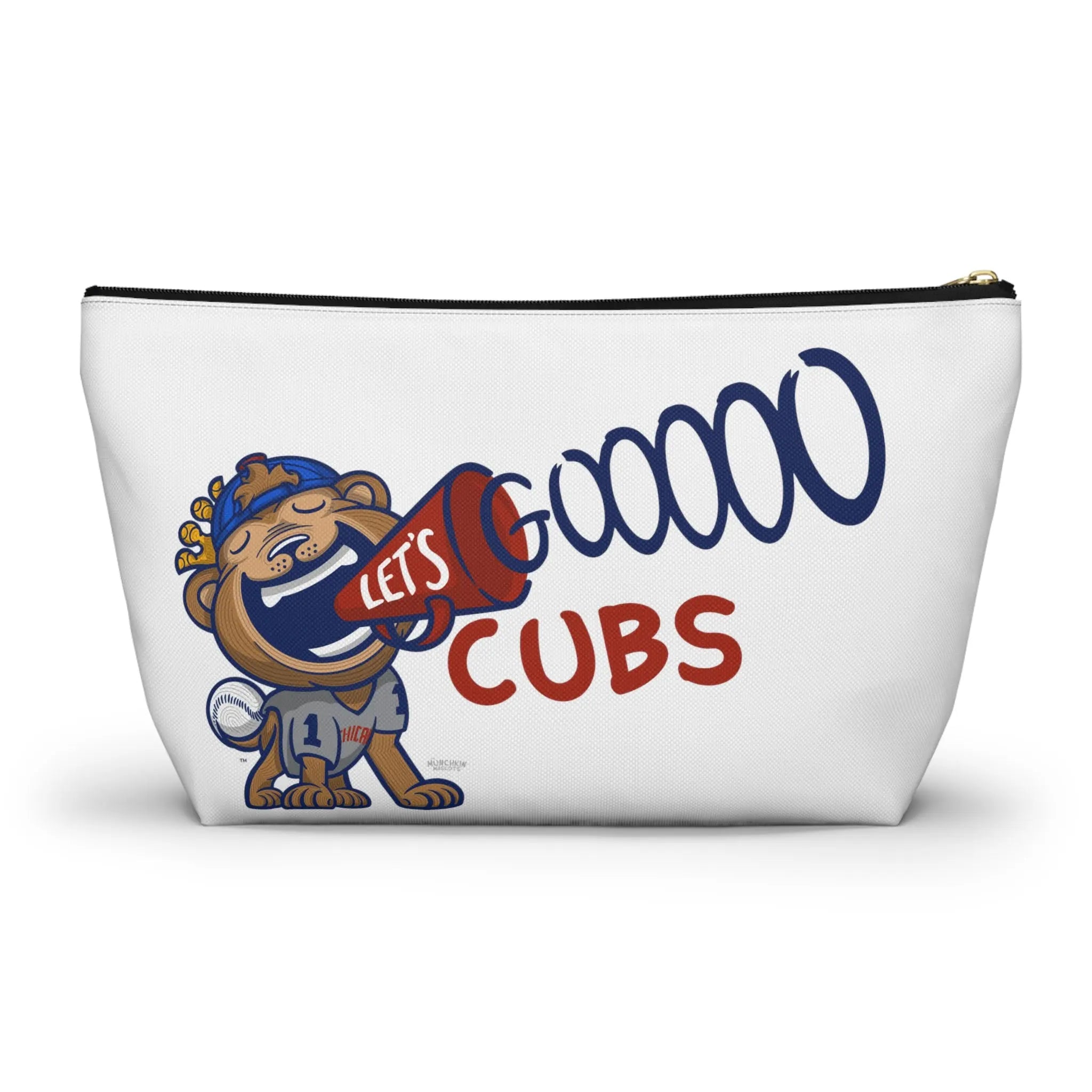 Accessory Pouch w T-bottom - Pattern - Lil' Clark CHI Baseball Printify