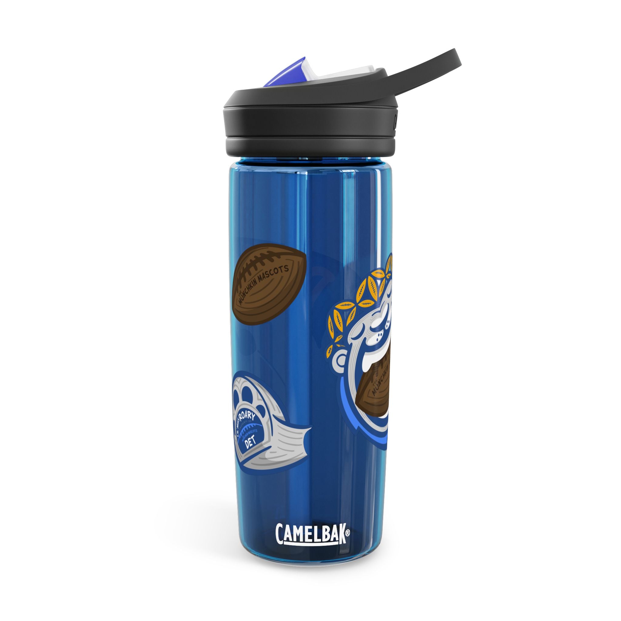 Detroit Football CamelBak Eddy® Lil' Miss Roary Water Bottle, 20oz\25oz | Hand-Drawn Art | Gifts for Kids