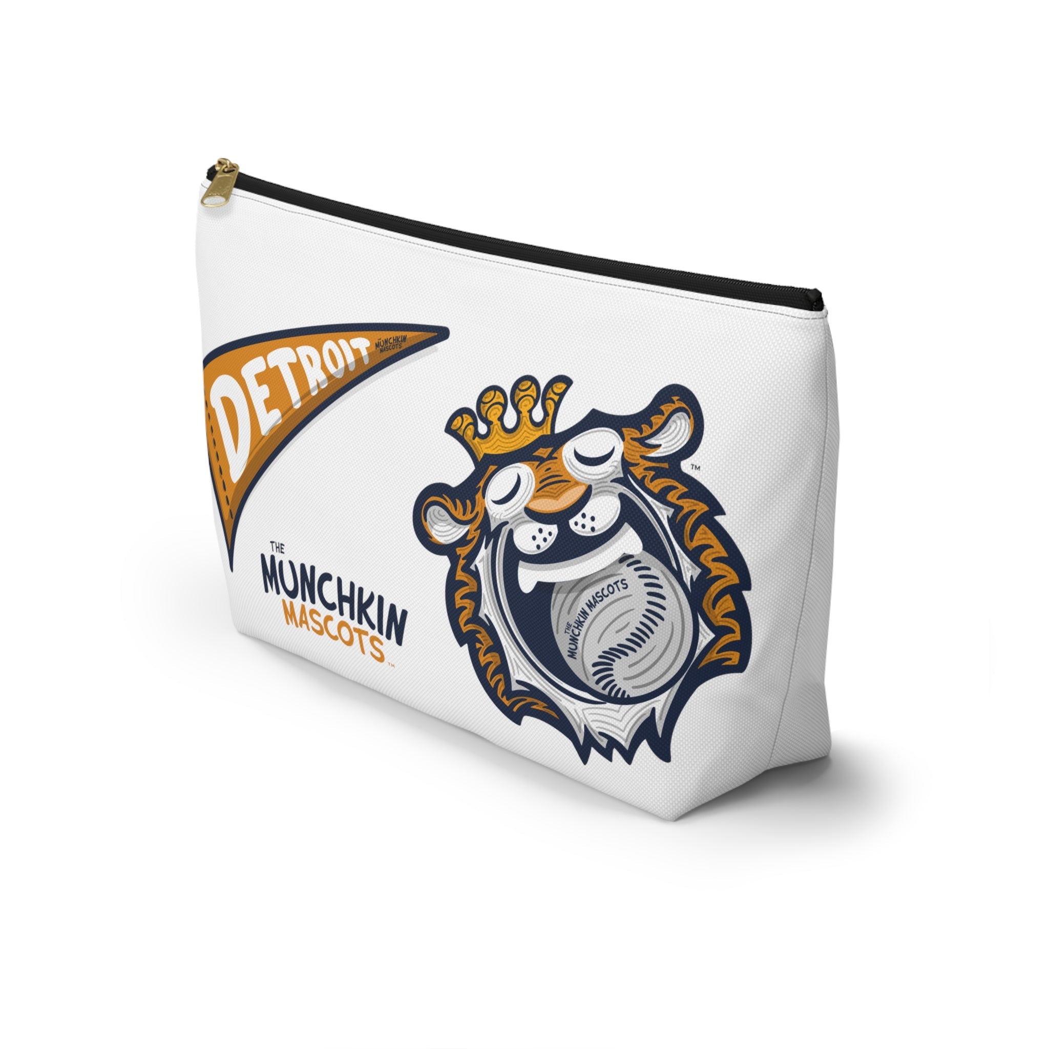Accessory Pouch w T-bottom - Pattern - Lil' Paws DET Baseball Printify