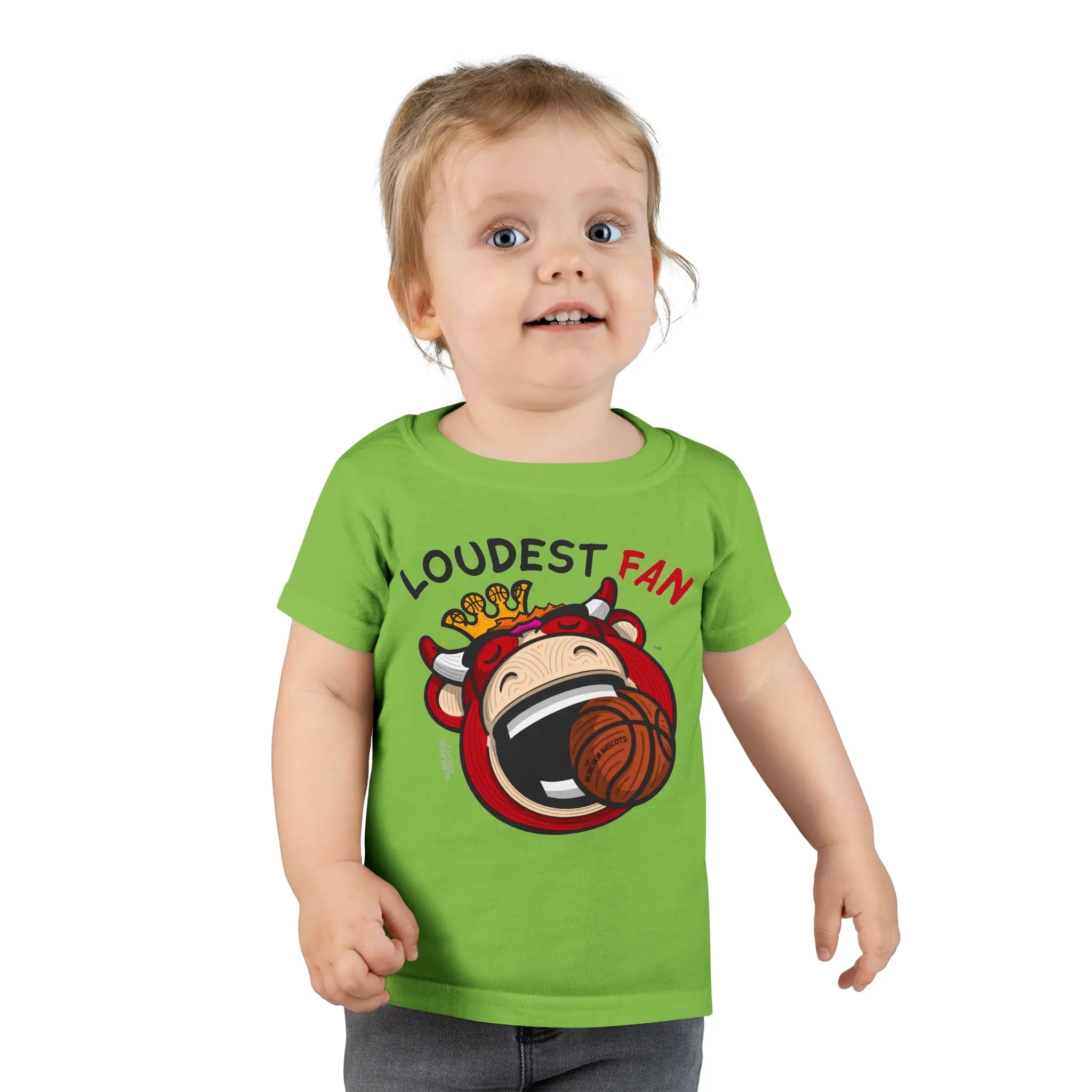 Toddler T-shirt - Loudest Fan - Lil' Benny CHI Basketball Printify