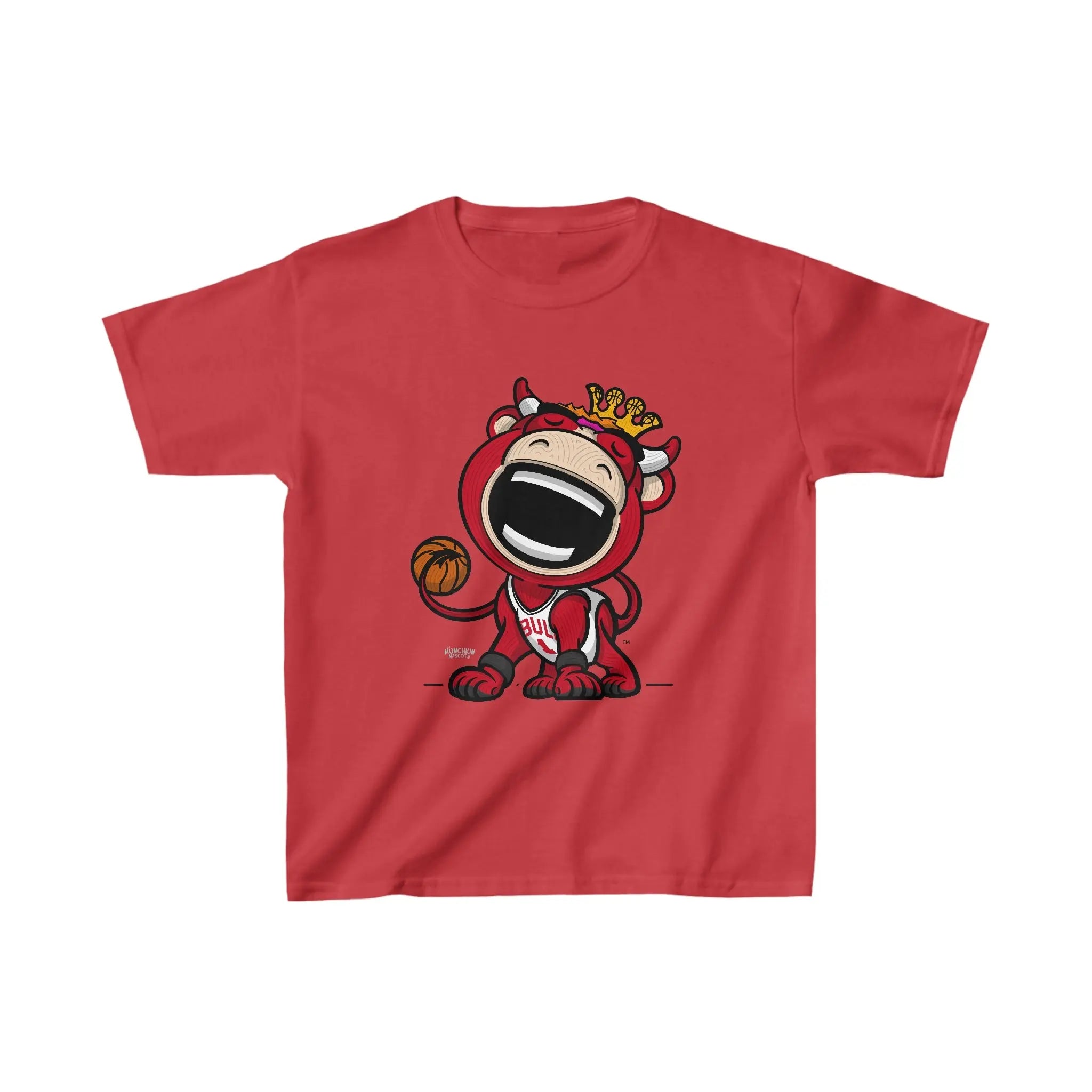 Kids Heavy Cotton™ Tee - Home Jersey - Lil' Benny CHI Basketball Printify