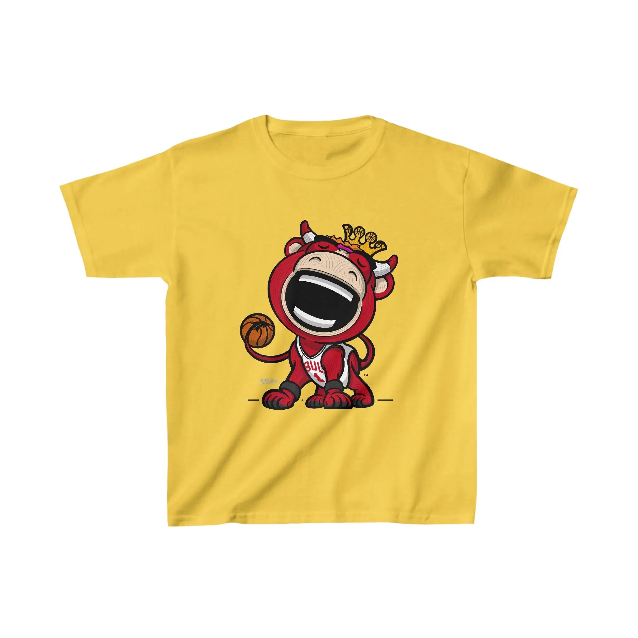 Kids Heavy Cotton™ Tee - Home Jersey - Lil' Benny CHI Basketball Printify