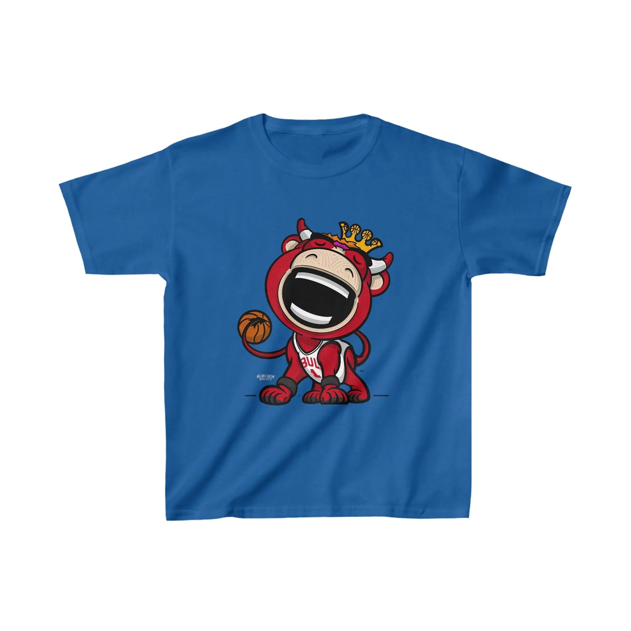 Kids Heavy Cotton™ Tee - Home Jersey - Lil' Benny CHI Basketball Printify